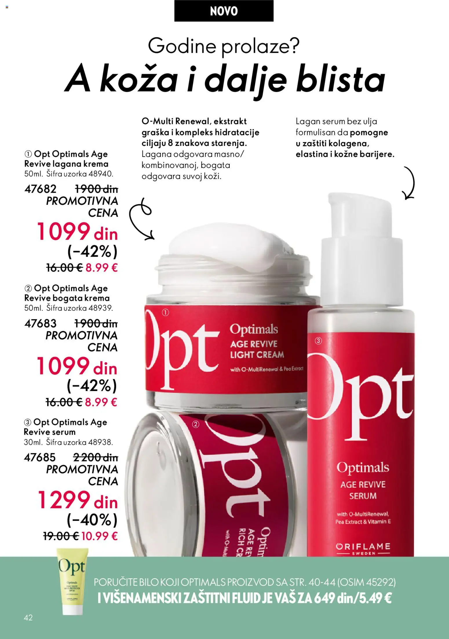 Oriflame katalog - važi od 01.04.2026 | Strana: 42 | Proizvode: Krema