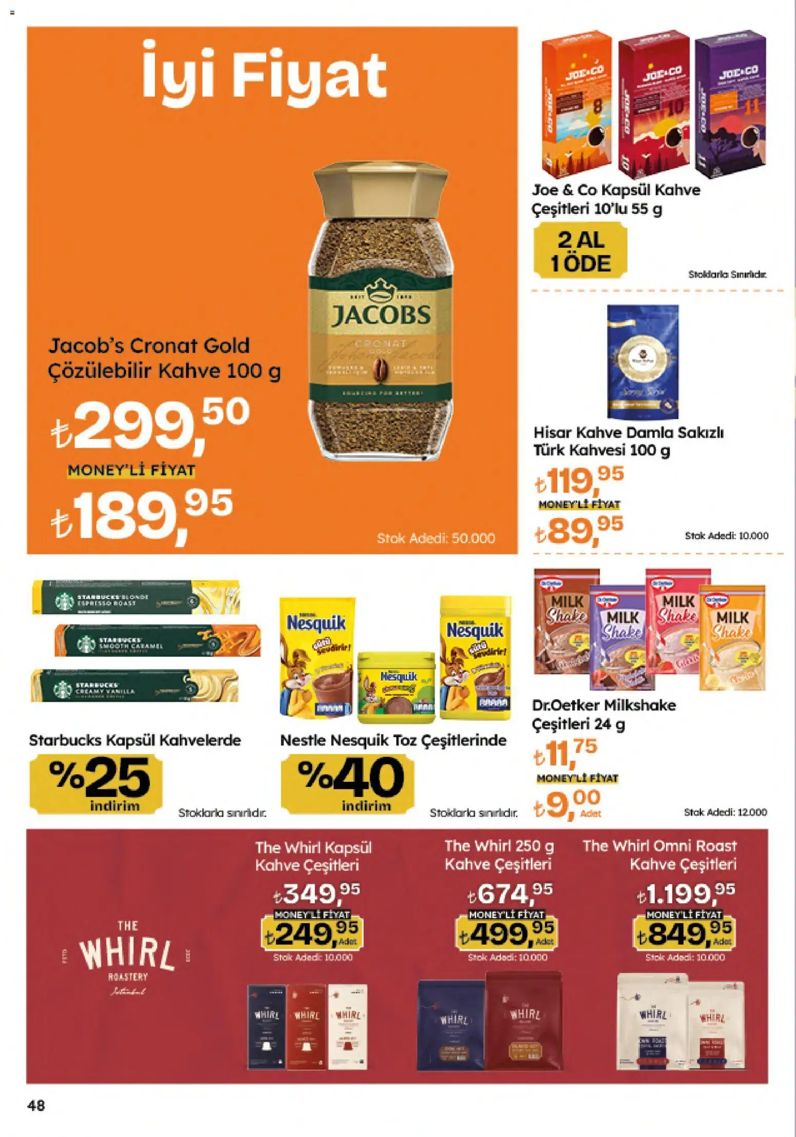 Migros Katalog - Migroskop - 09 Temmuz 2026 tarihinden itibaren geçerlidir | Sayfa: 48 | Ürünler: Kahve