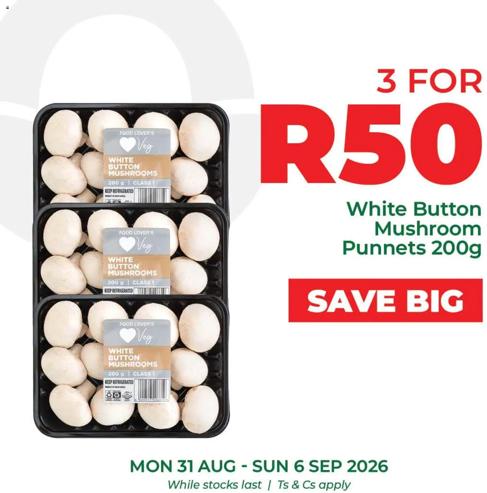 New Food Lover's Market catalogue – valid from 31/08/2026 | Page: 2 | Products: Mushrooms
