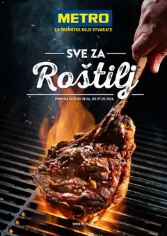 Metro katalog Sve za roštilj - pregled Metro kataloga - važi od 28.04.2026