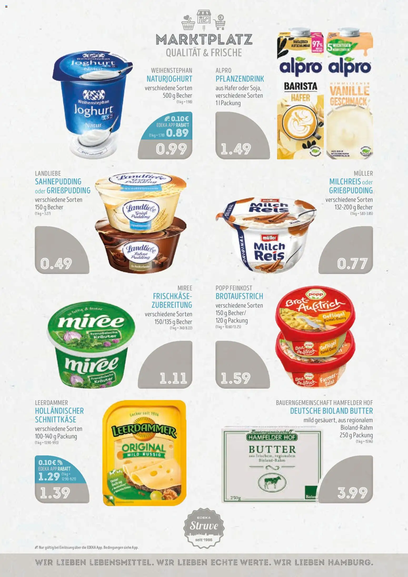 Edeka Struve Prospekt – gültig ab 02.11.2026 | Seite: 6 | Produkte: Joghurt, Alpro, Brot, Reis