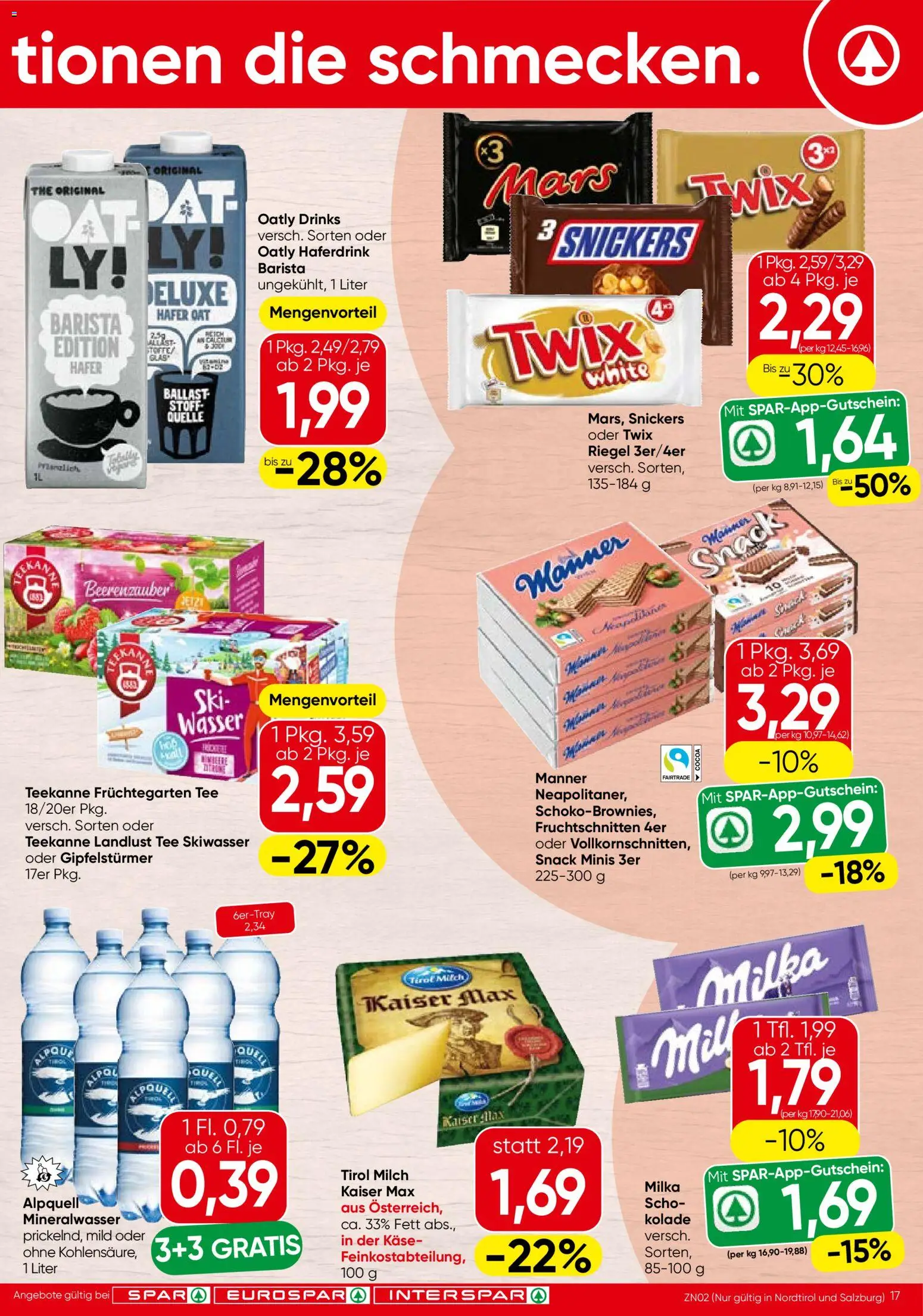 Spar Flugblatt gültig ab 22.10.2026 | Seite: 17