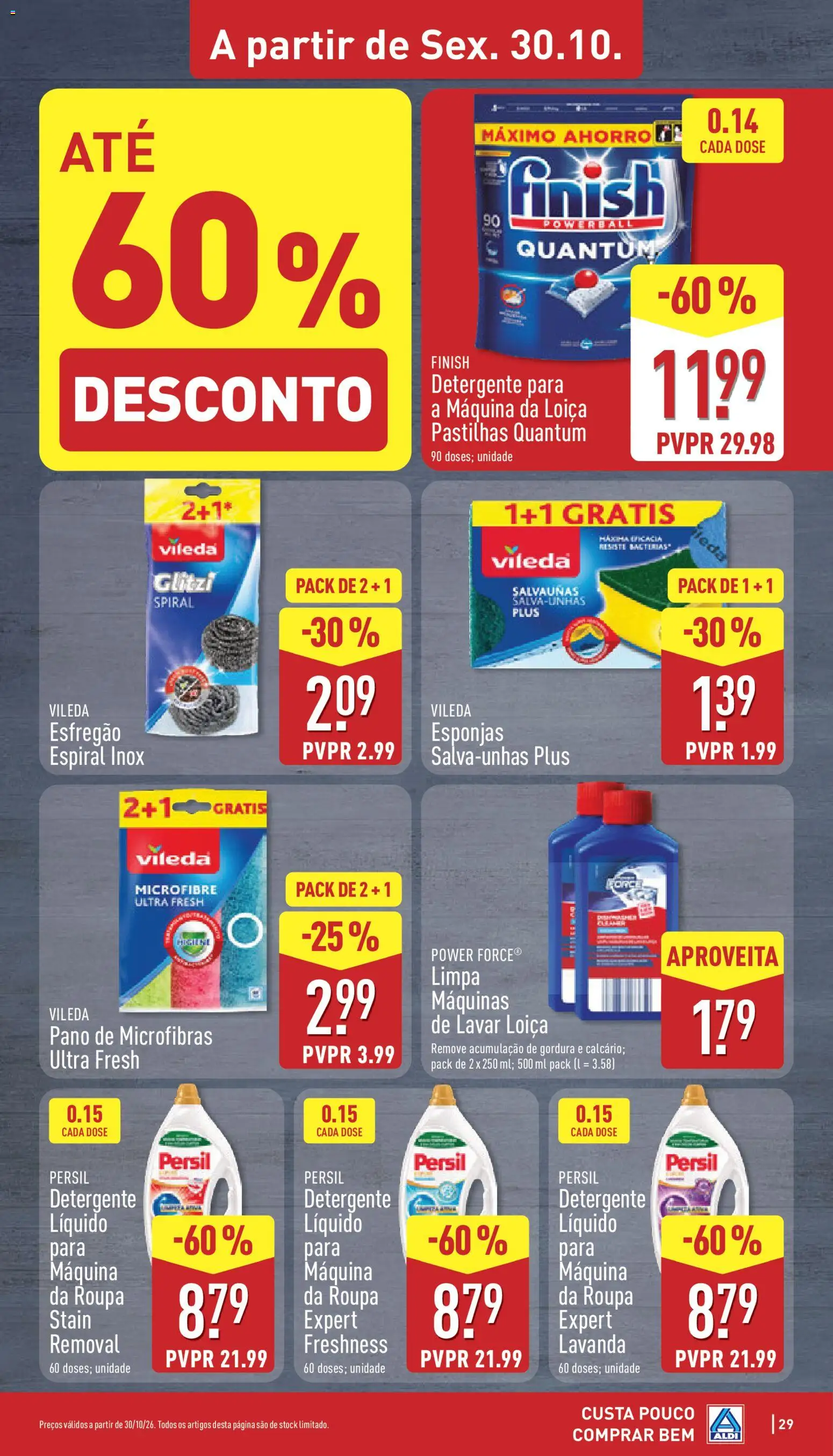 Aldi folheto │ válido de 26/10/2026 | Página: 29 | Produtos: Esfregão, Detergente, Persil