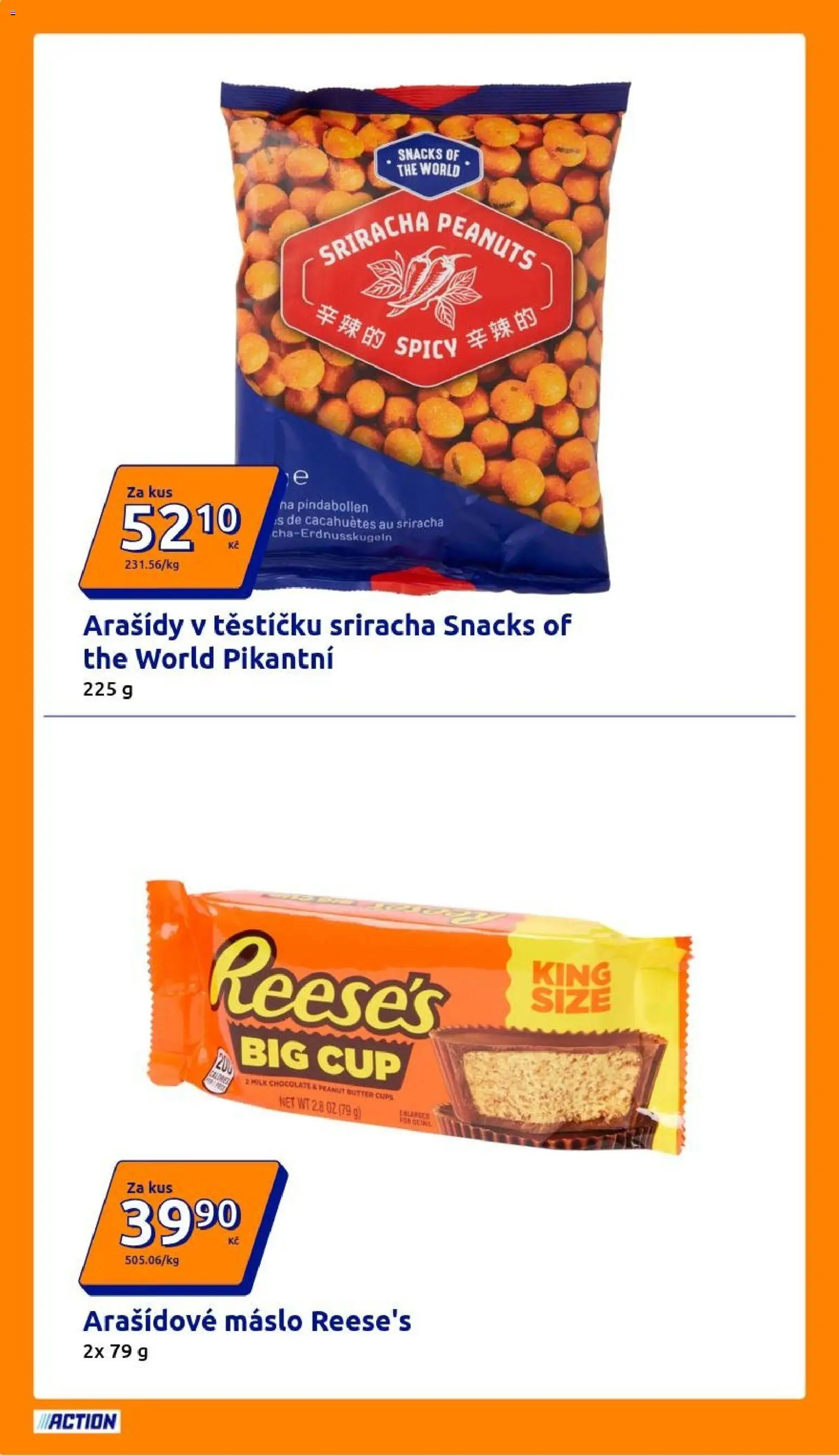 Action leták od 15.07.2026 | Strana: 28 | Produkty: Reese's, Arašídové máslo, Sriracha, Arašídy