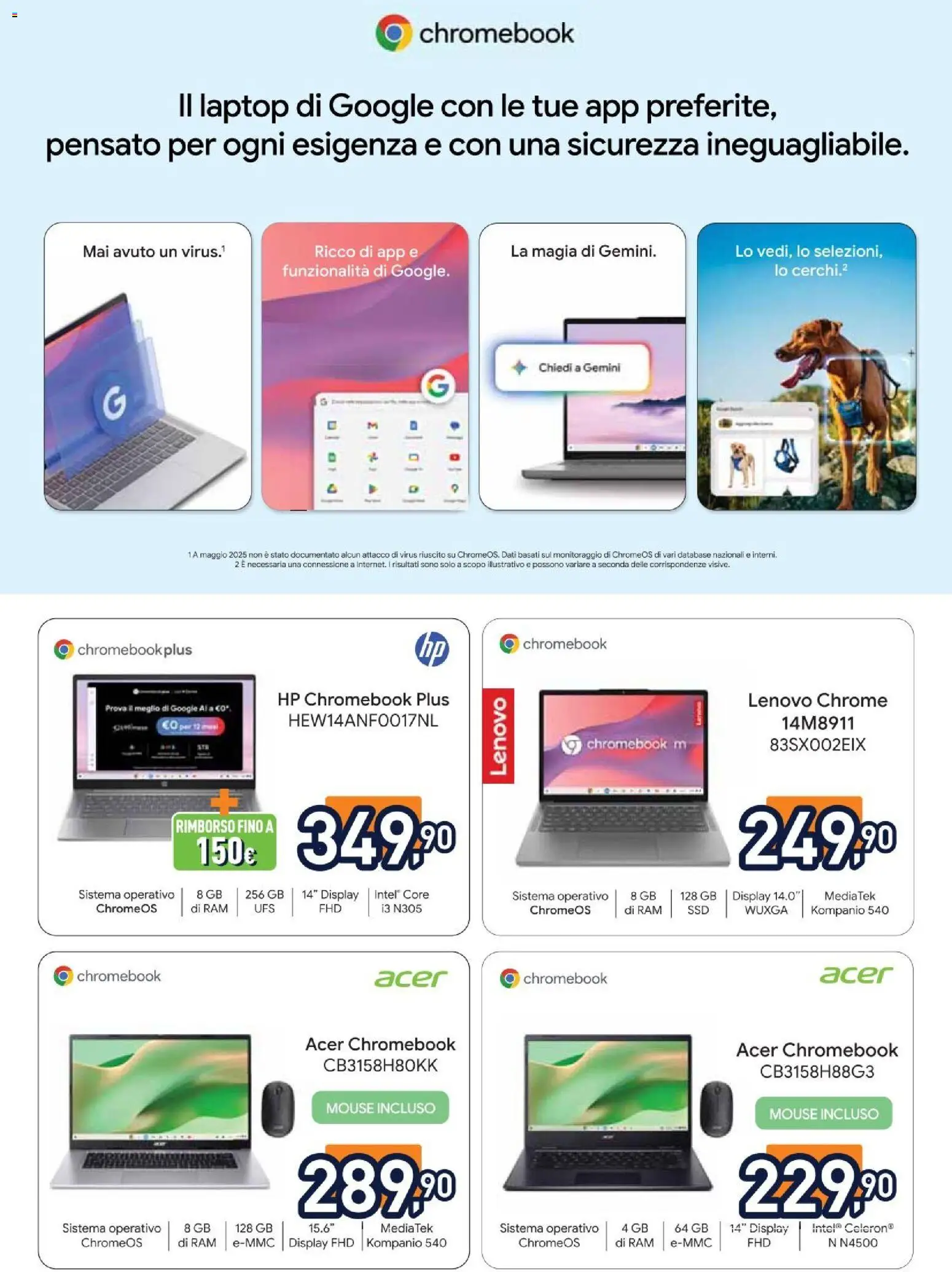 Volantino Unieuro del 24/08/2026 | Pagina: 5 | Prodotti: Laptop, Mouse