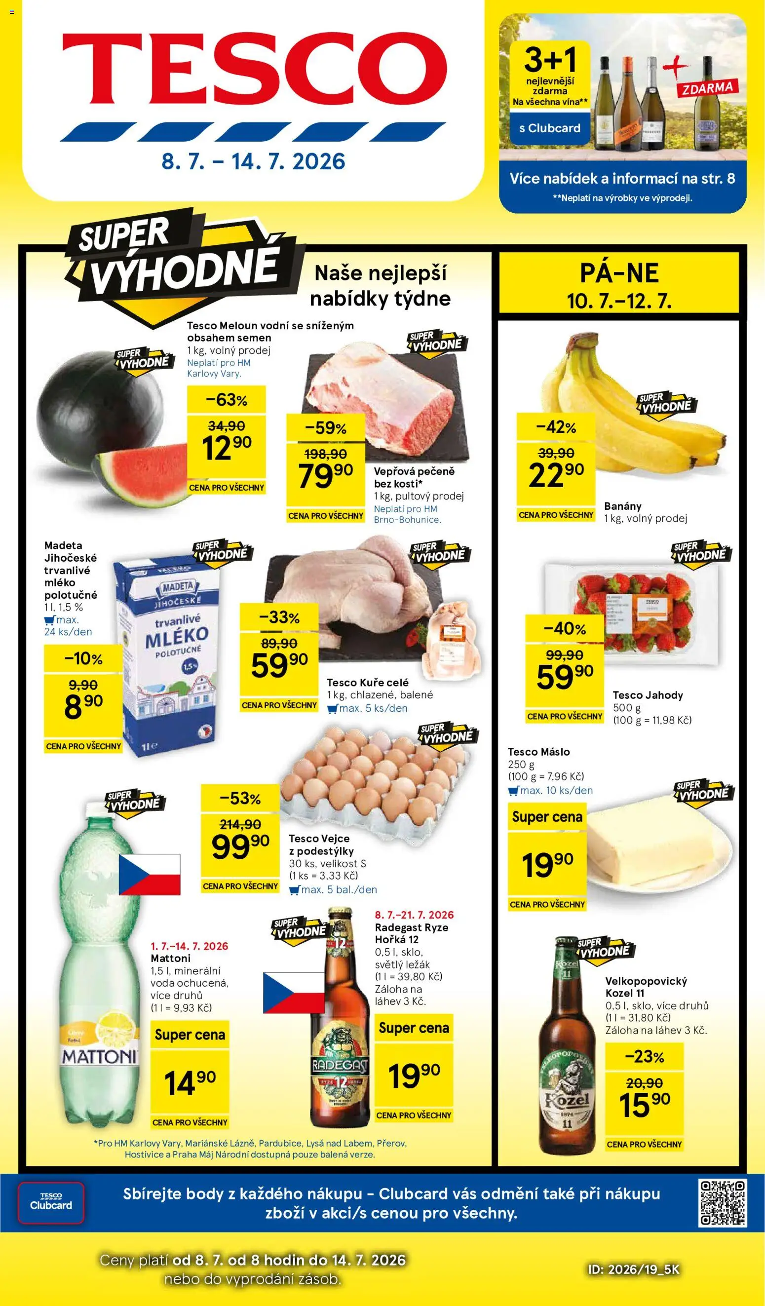 Tesco leták - Hypermarket od 08.07.2026 | Strana: 1