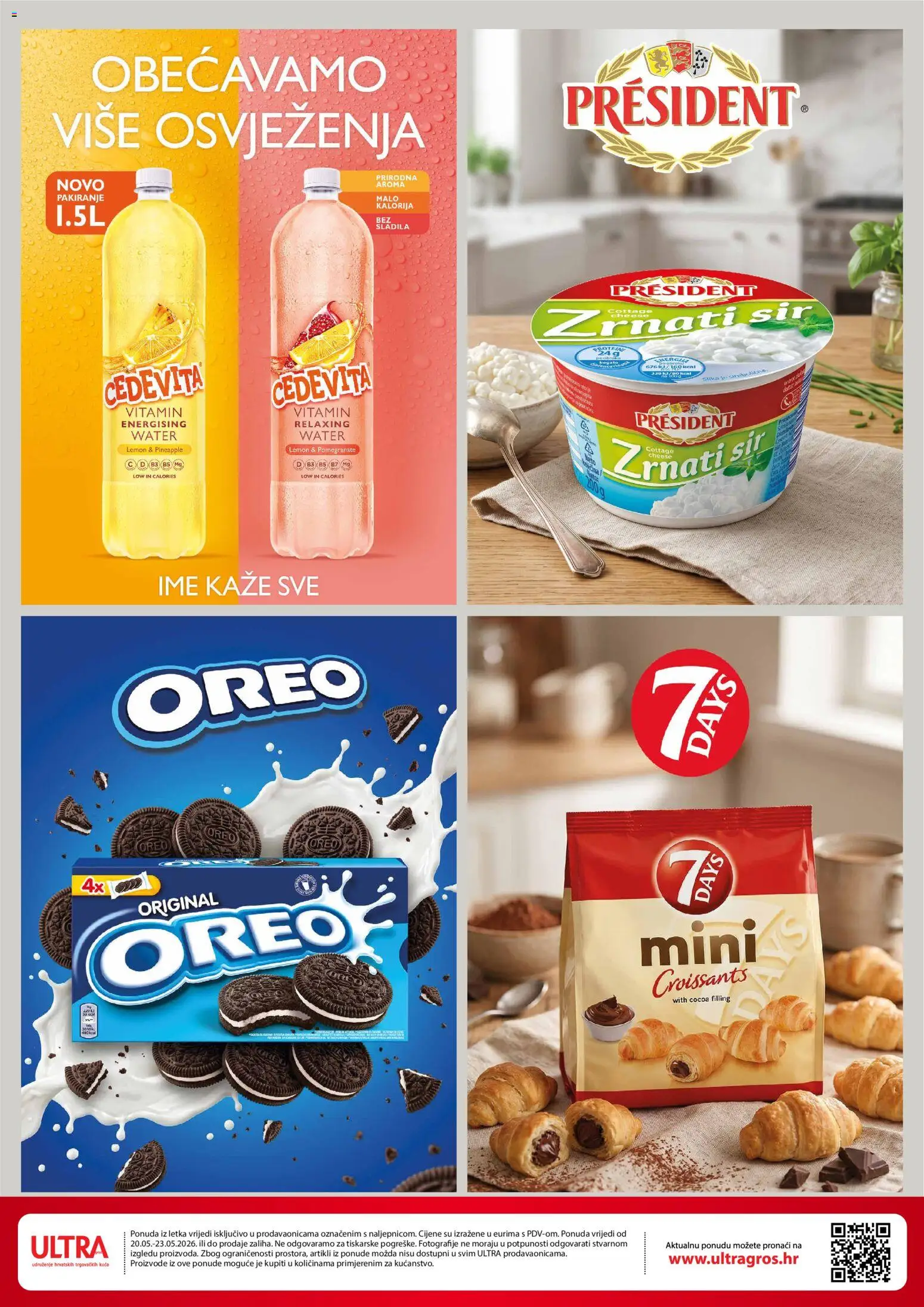 Ultra Gros katalog | vrijedi od 20.05.2026 | Stranica: 2 | Proizvodi: Sir, Cedevita