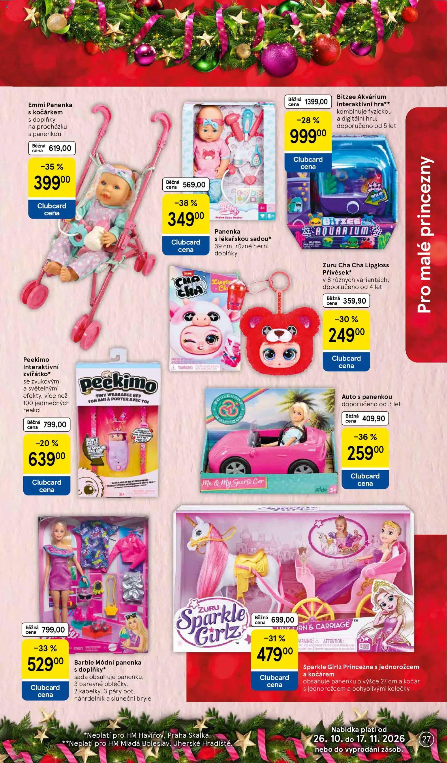 Tesco leták - Vánoční katalog hraček od 26.10.2026 | Strana: 27