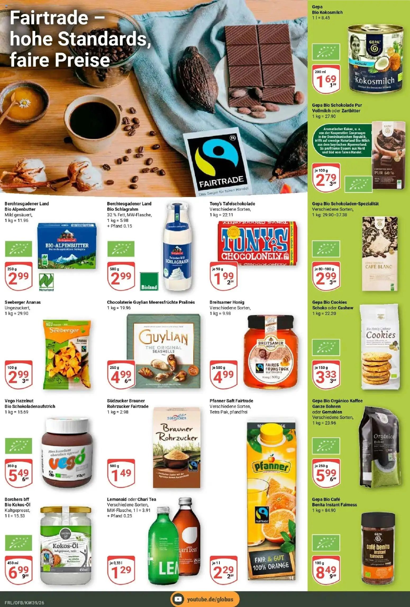 Globus Prospekt Freilassing (ab 21.09.2026) » Angebote online | Seite: 14 | Produkte: Kaffee, Ananas, Cashew, Saft