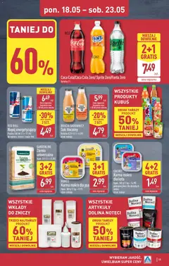 Náhled letáku Aldi Polsko leták od 18.05.2026 | Strana: 19 | Produkty: Fanta, Red Bull, Sprite, Cola