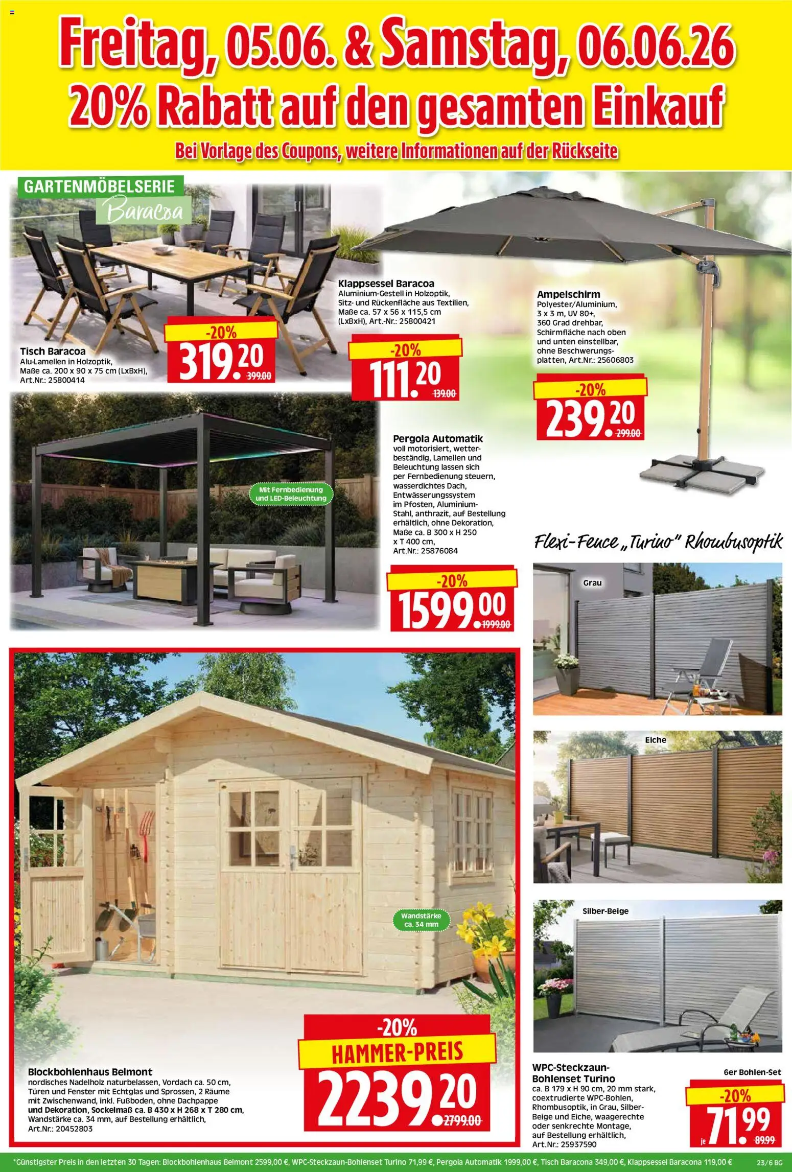 HERKULES Bau & Garten – gültig ab 01.06.2026 | Seite: 6 | Produkte: Tisch