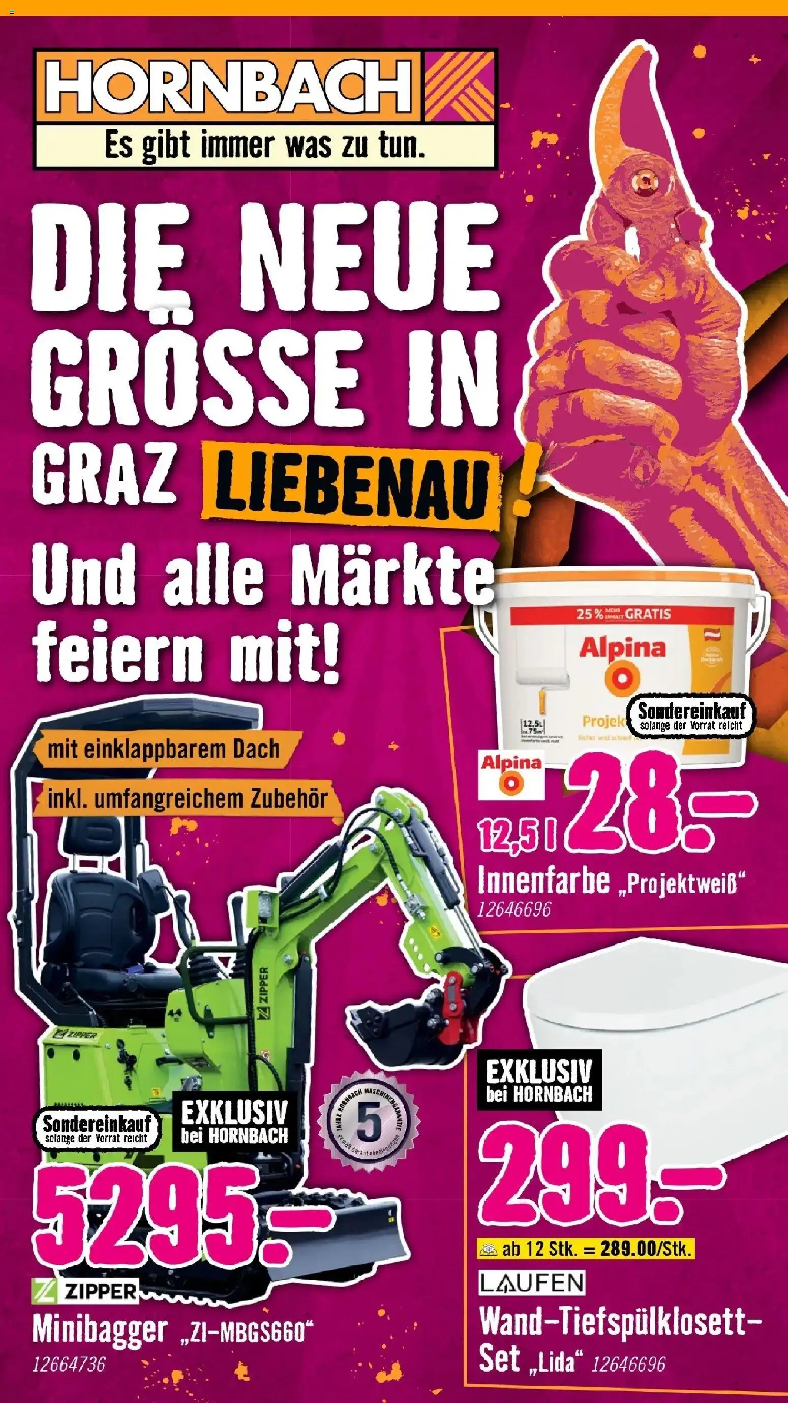 Hornbach - Hornbach: Es gibt immer was zu tun. von 16.09.2026 - Aktuelle Angebote | Seite: 1