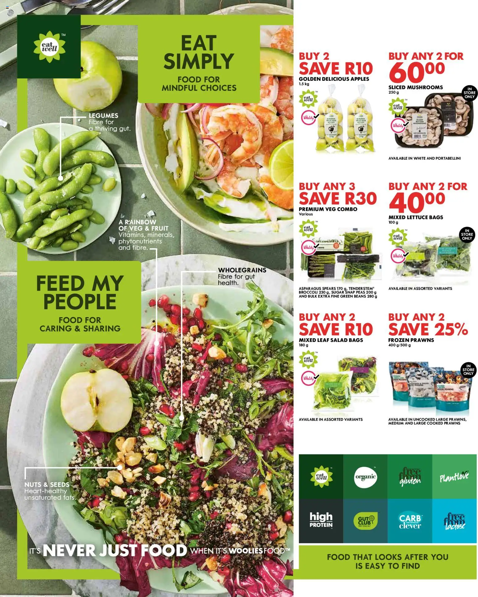 New Woolworths catalogue – valid from 07/09/2026 | Page: 3 | Products: Beans, Broccoli, Nuts, Sugar