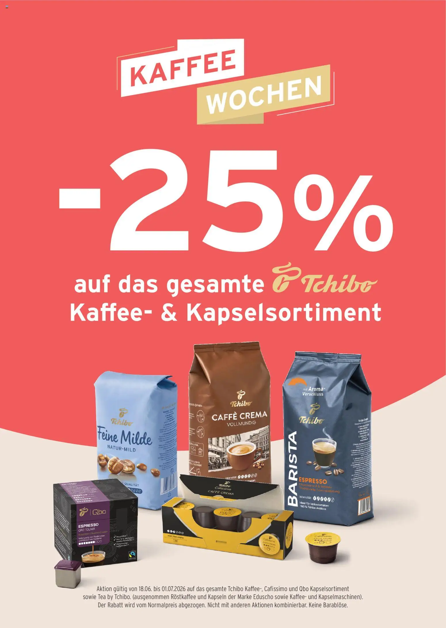 Tchibo Eduscho Tchibo Magazin gültig ab 24.06.2026 | Seite: 12 | Produkte: Kaffee