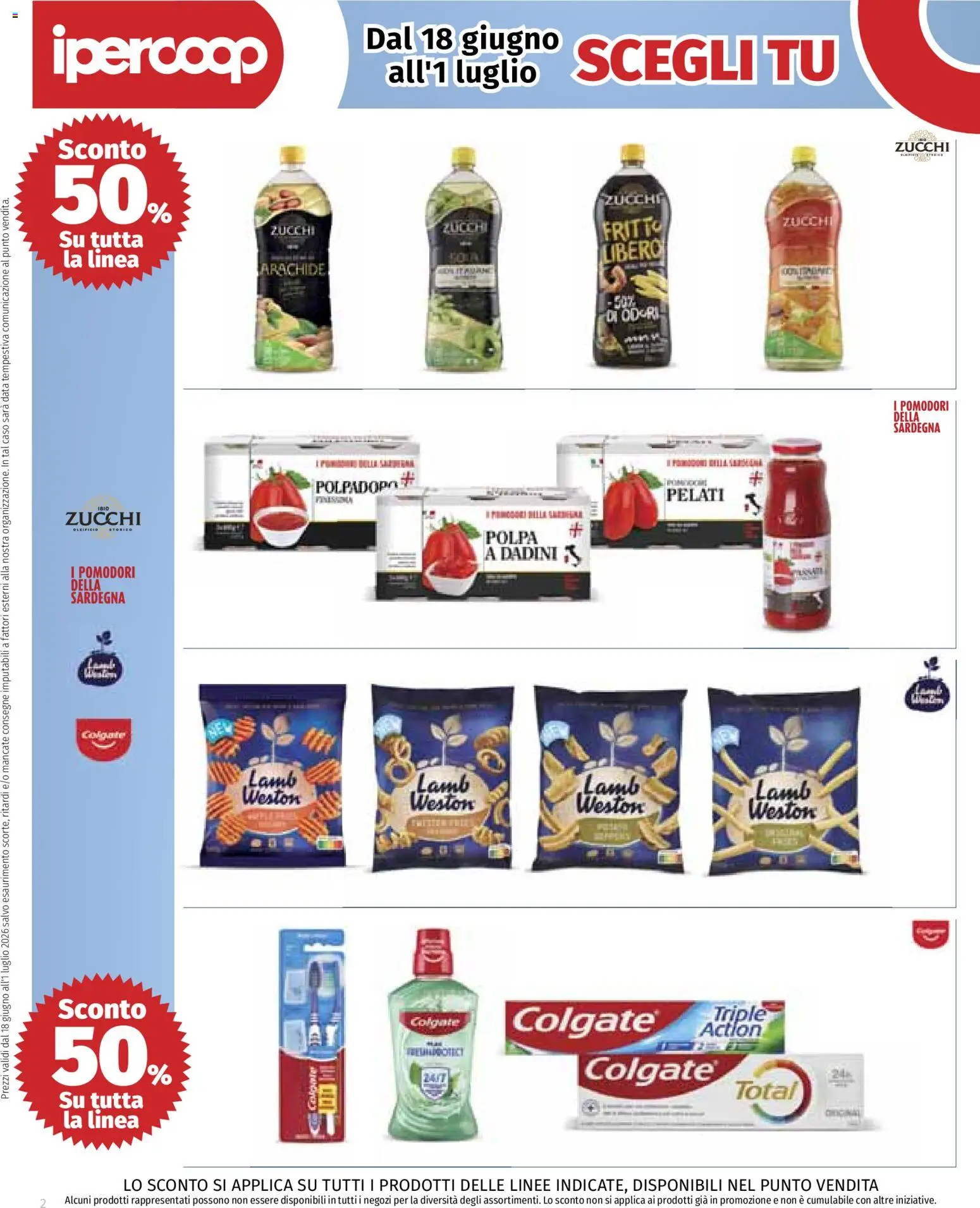 Volantino Ipercoop del 18.06.2026 | Pagina: 2 | Prodotti: Pomodori, Data