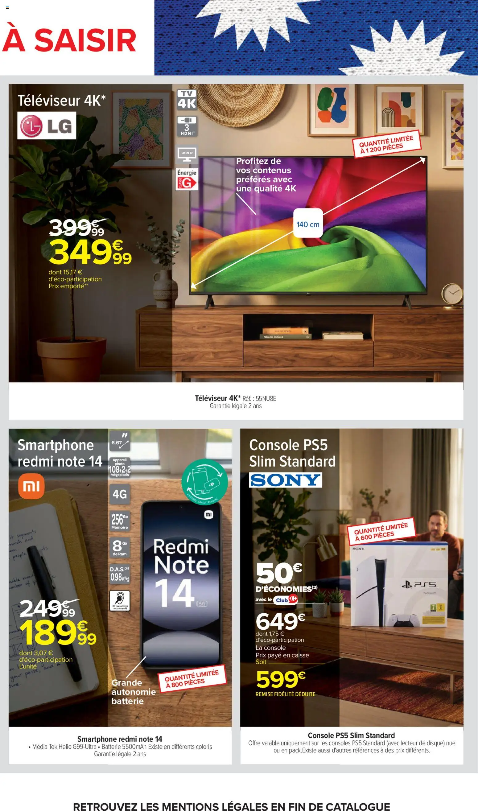 {H1} | Page: 88 | Produits: Smartphone, Appareil photo, Televiseur, Batterie