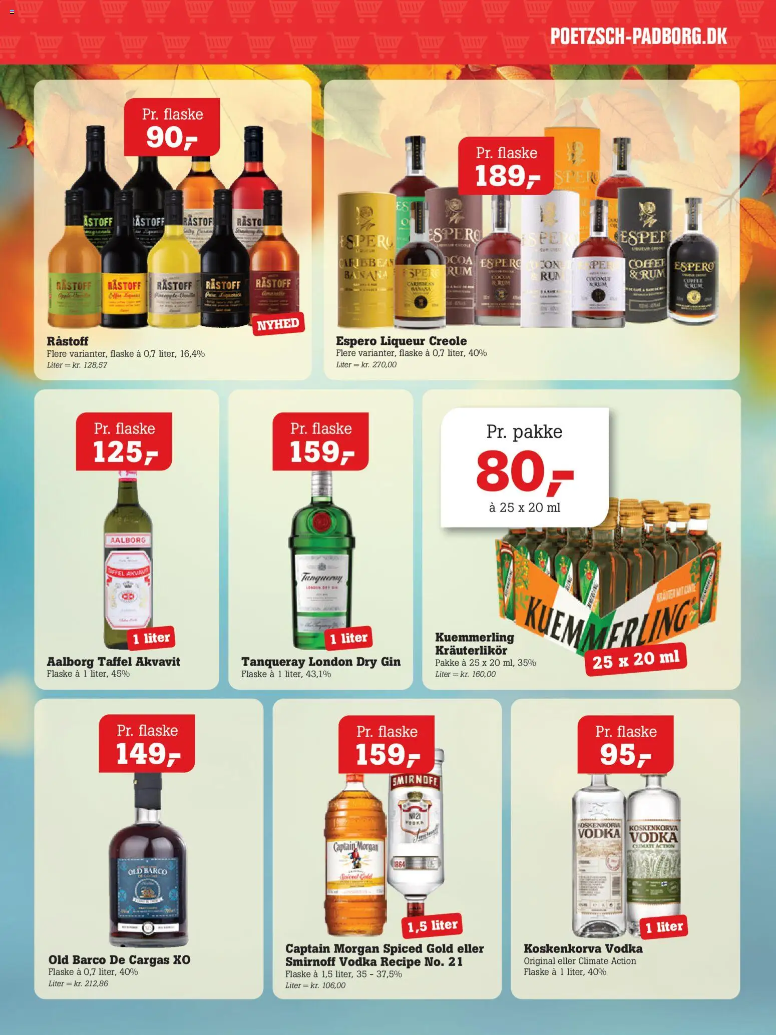 Poetzsch Padborg tilbudsavis – gyldig fra 01/10/2026 | Side: 28 | Produkter: Gin, Vodka, Captain Morgan