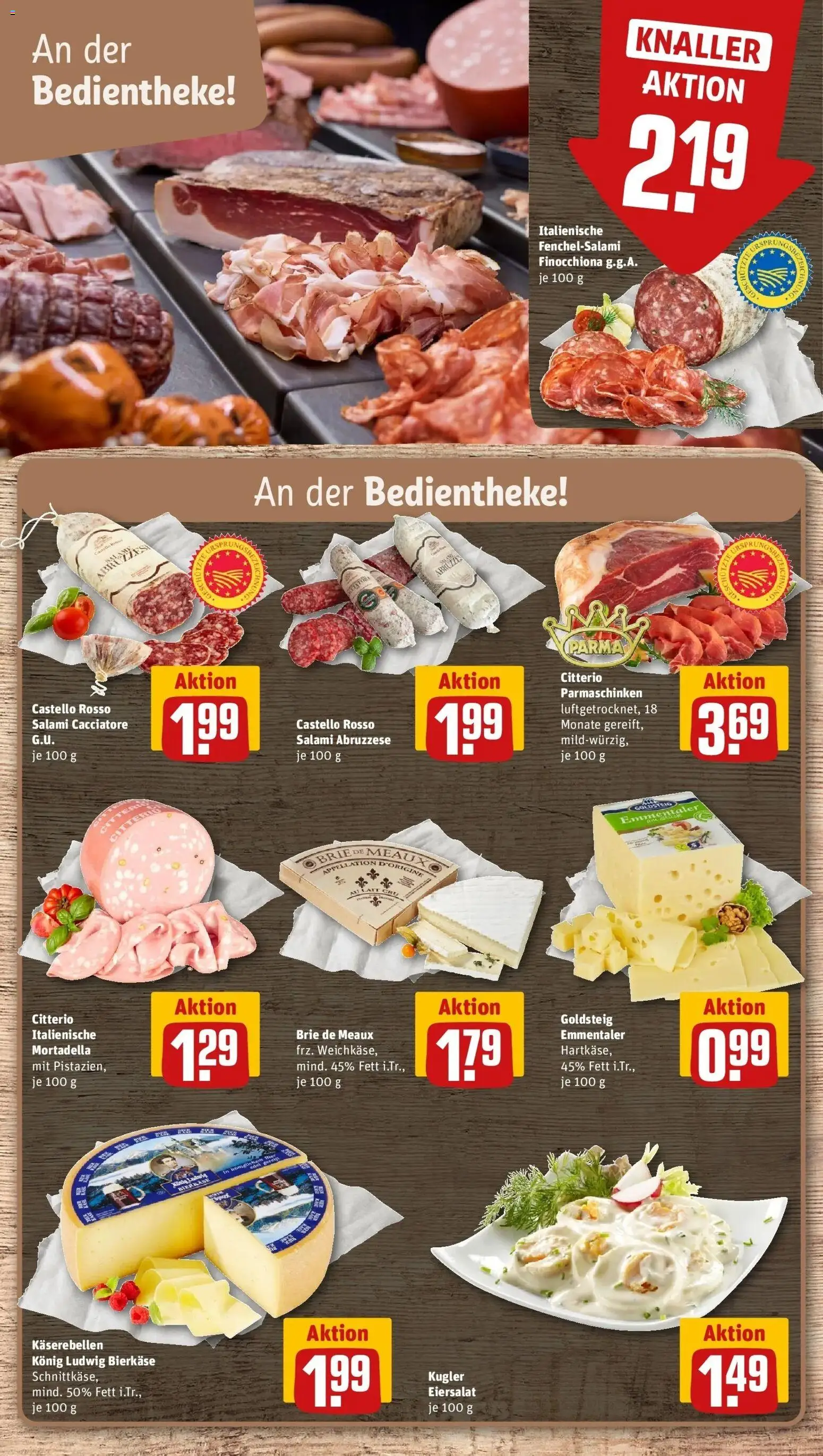 REWE Prospekt ab 05.10.2026 zum Blättern » Angebote | Seite: 12 | Produkte: Käse, Salami