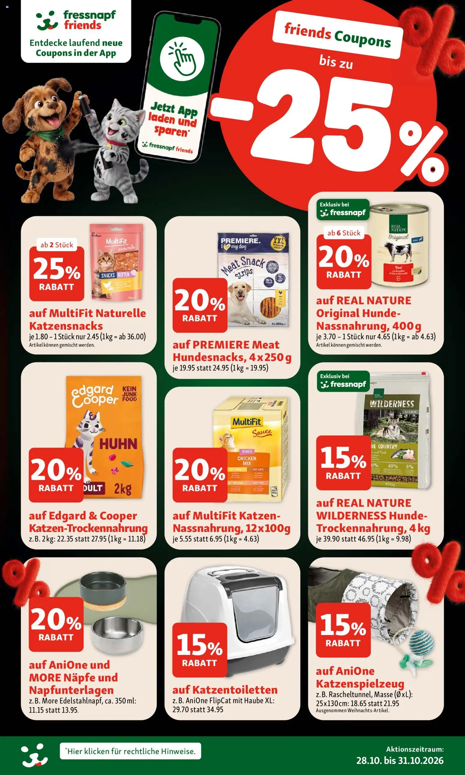 Fressnapf Black November – gültig ab 28.10.2026 | Seite: 7 | Produkte: Snacks
