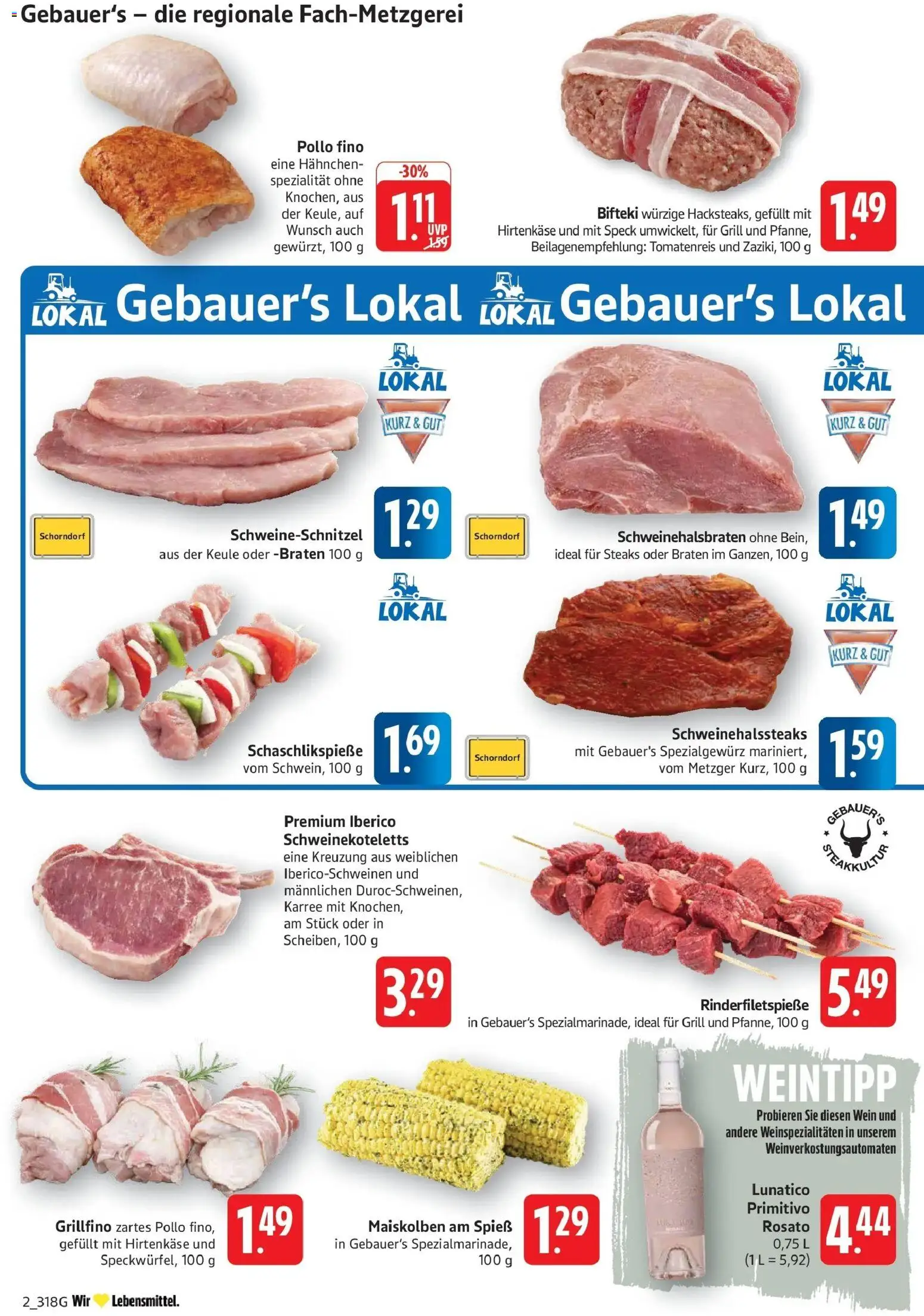 Edeka Prospekt Göppingen (ab 31.08.2026) » Angebote Online | Seite: 2 | Produkte: Grill, Hahnchen, Wein