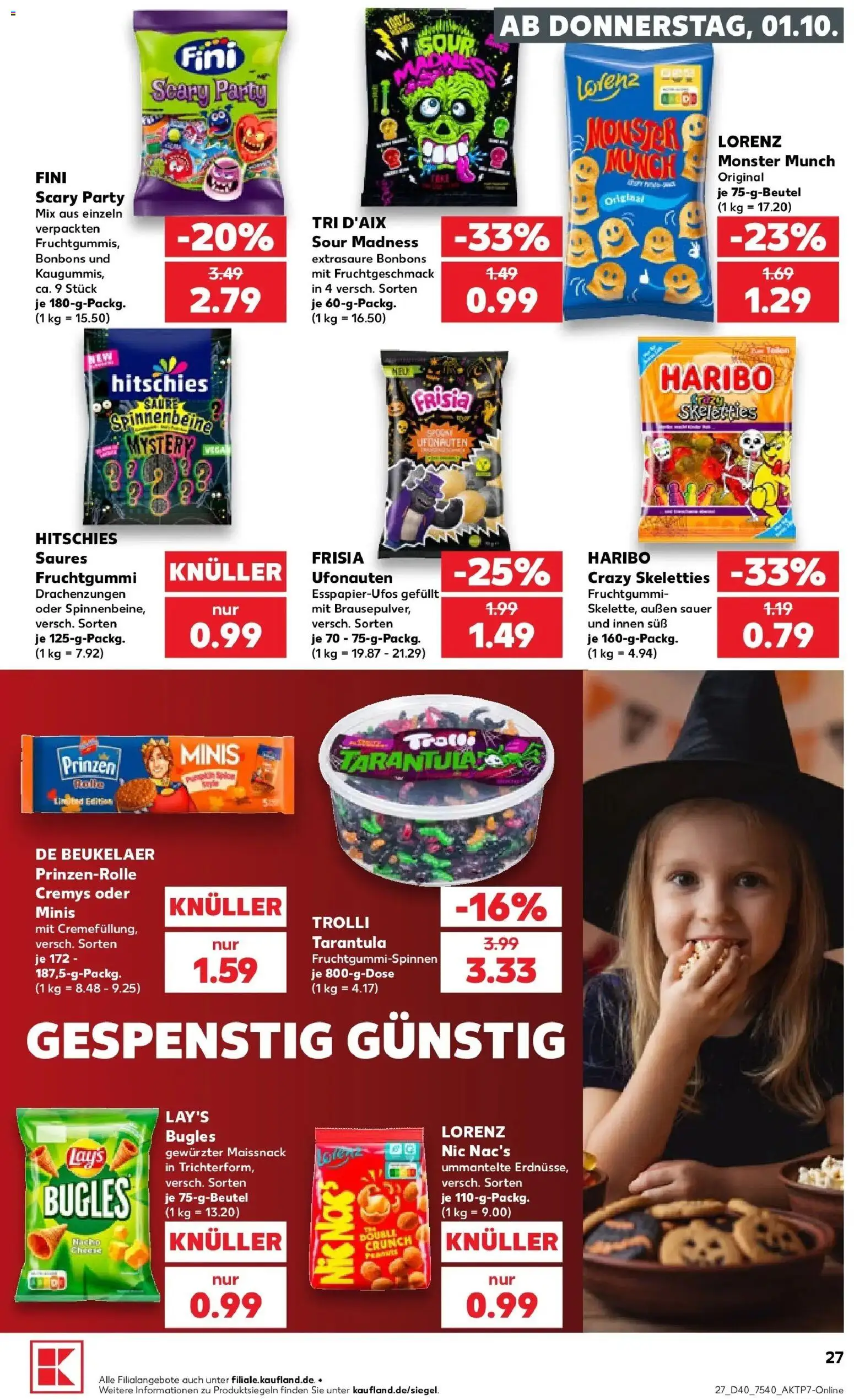 Prospekt Kaufland ab 28.09.2026 » Angebote Online zum Blättern | Seite: 37 | Produkte: Haribo, Monster