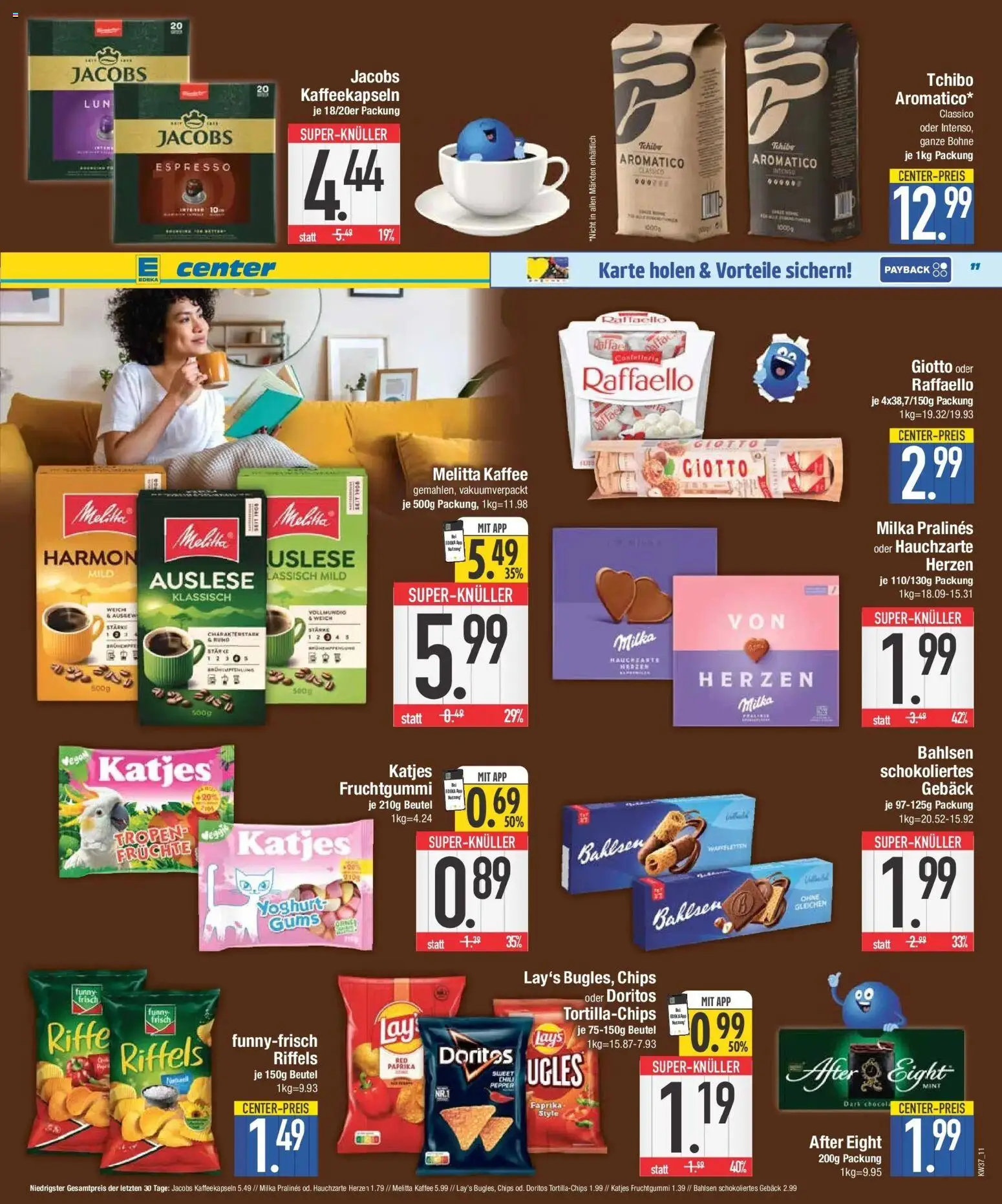 Edeka Prospekt Unterhaching (ab 07.09.2026) » Angebote Online | Seite: 11 | Produkte: Melitta kaffee, Katjes, Milka, Paprika