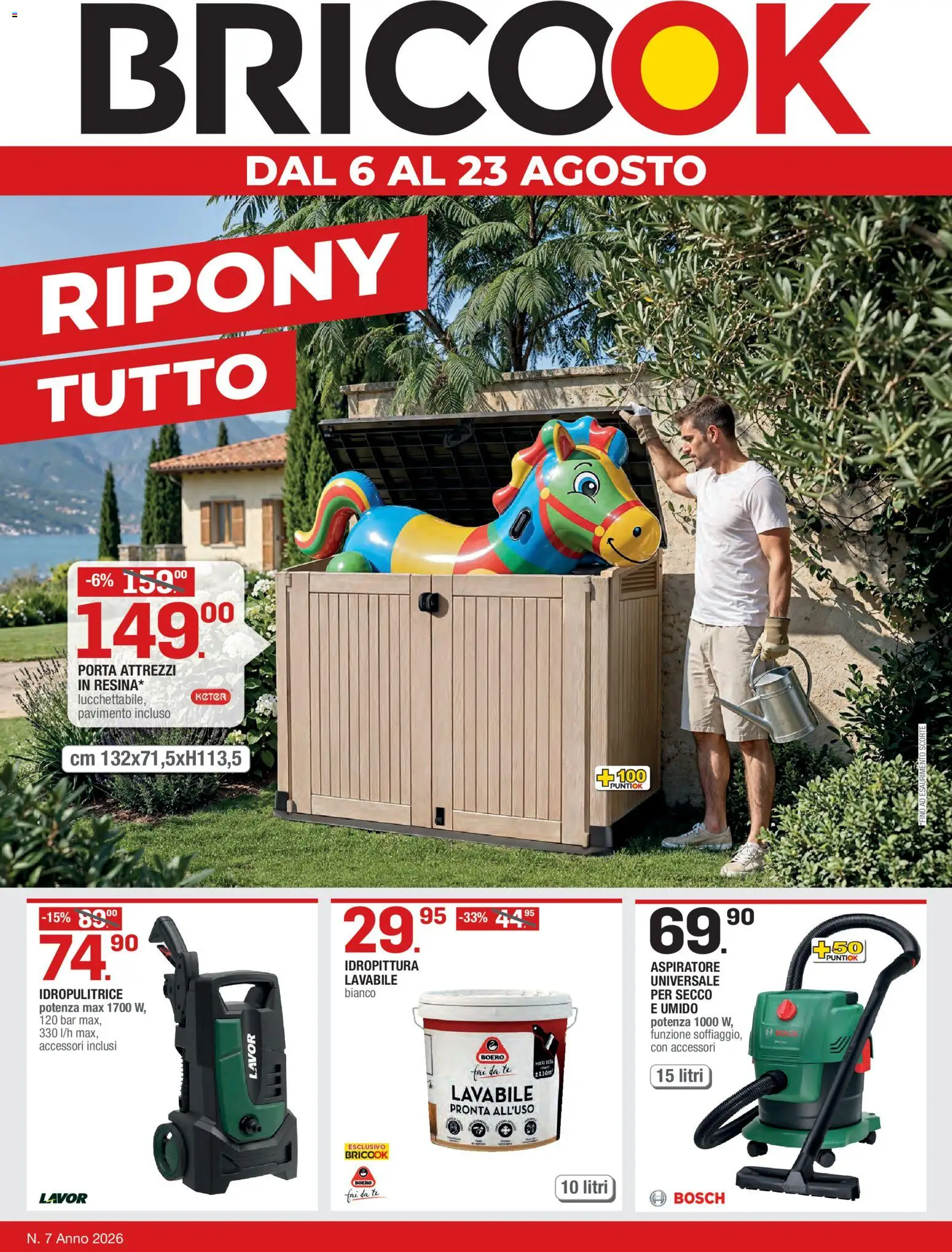 Volantino Brico OK del 06/08/2026 | Pagina: 1
