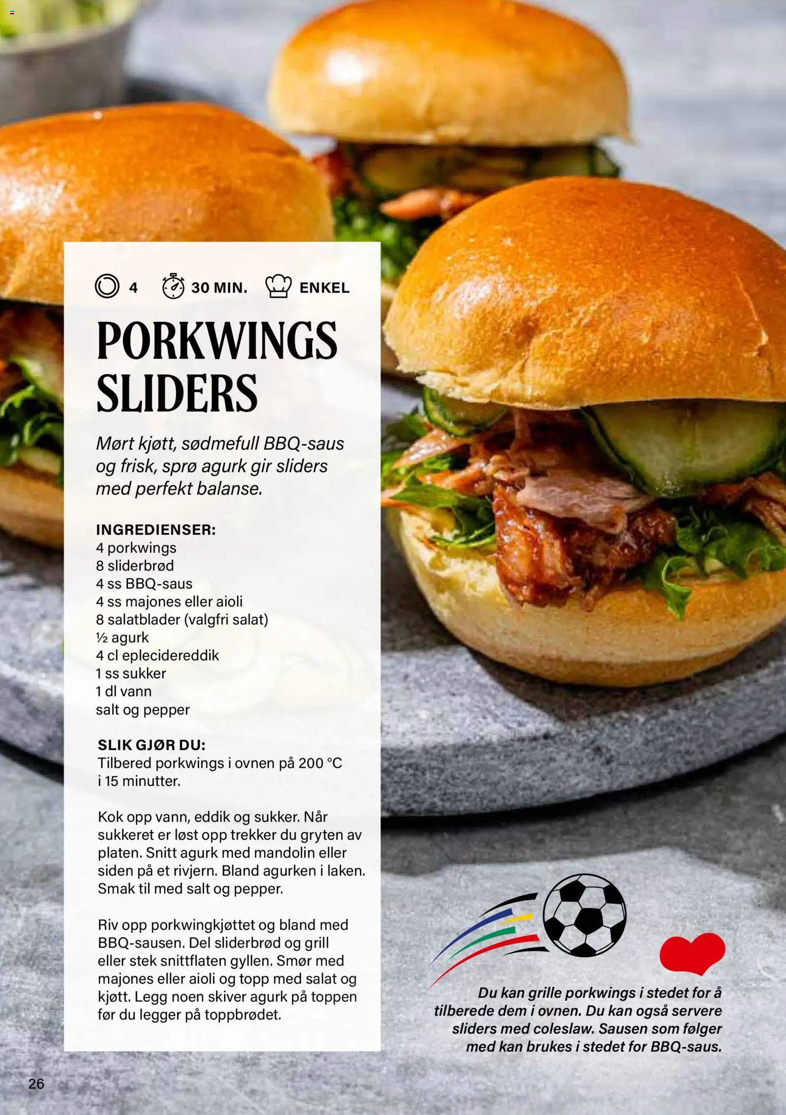 {H1} | Side: 26 | Produkter: Grill, Суміш дитяча, Strandväska, Eddik