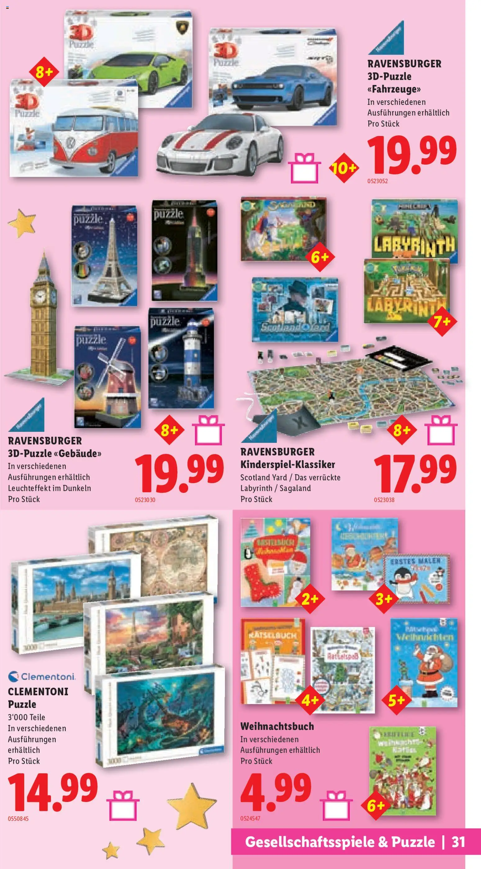 Lidl aktionen Spielwaren – gültig ab 29.10.2026 | Seite: 31