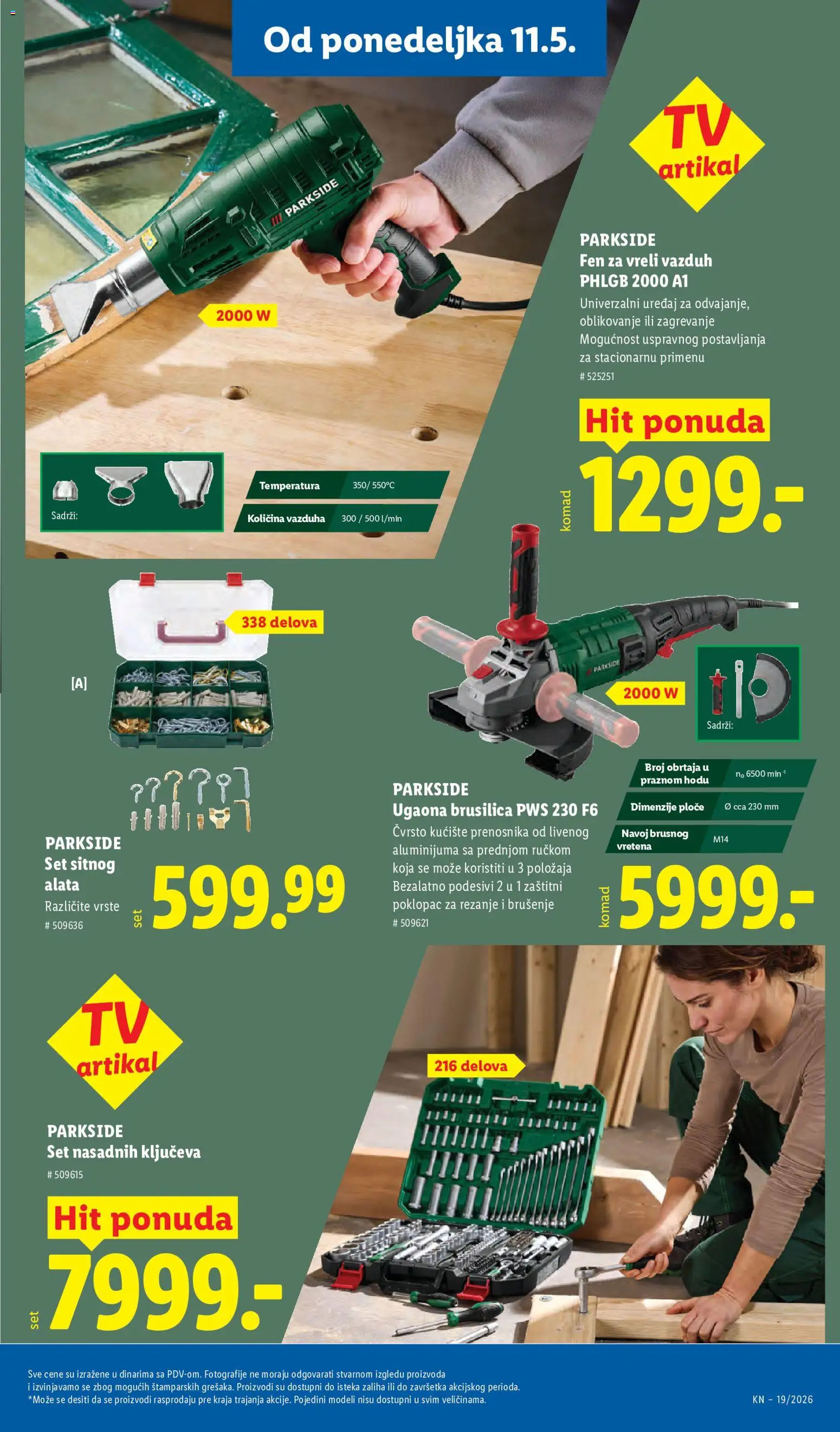 Lidl katalog - važi od 07.05.2026 | Strana: 87 | Proizvode: Parkside, Fen, Ugaona brusilica, Brusilica