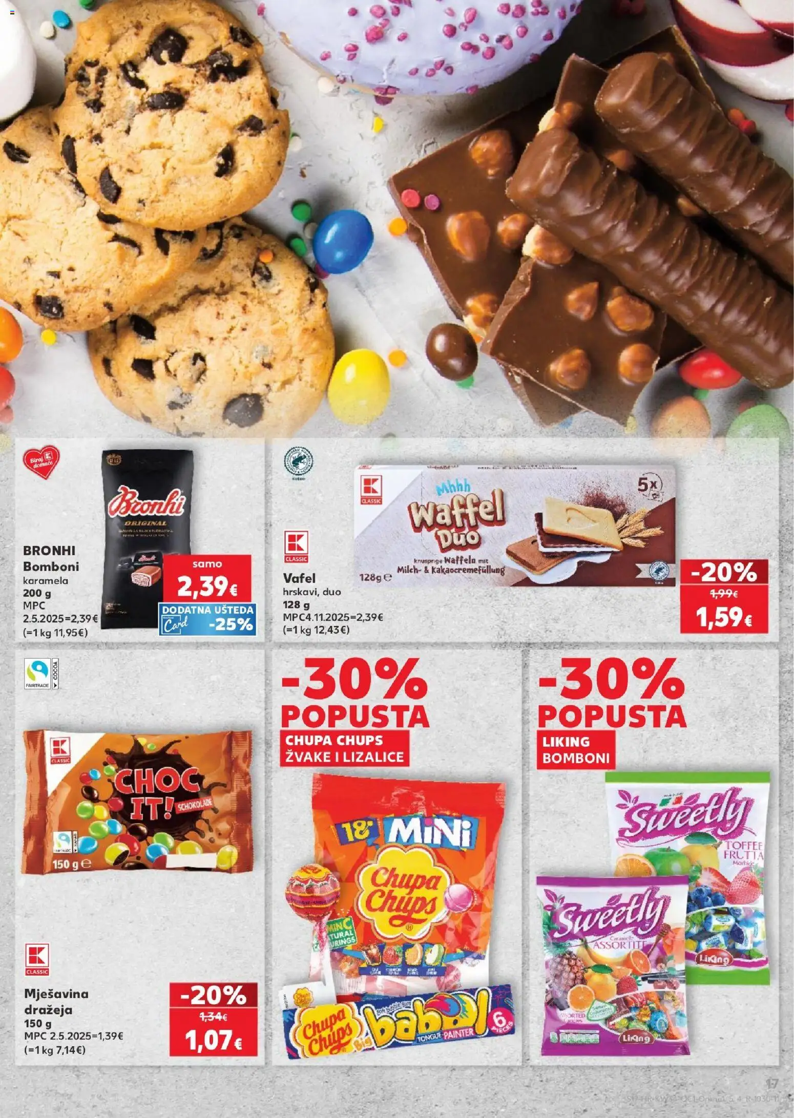 Kaufland HR akciós ujság - amely érvényes a következő dátumtól: 2026.08.19. | Oldal: 17 | Termékek: Chips, Bab