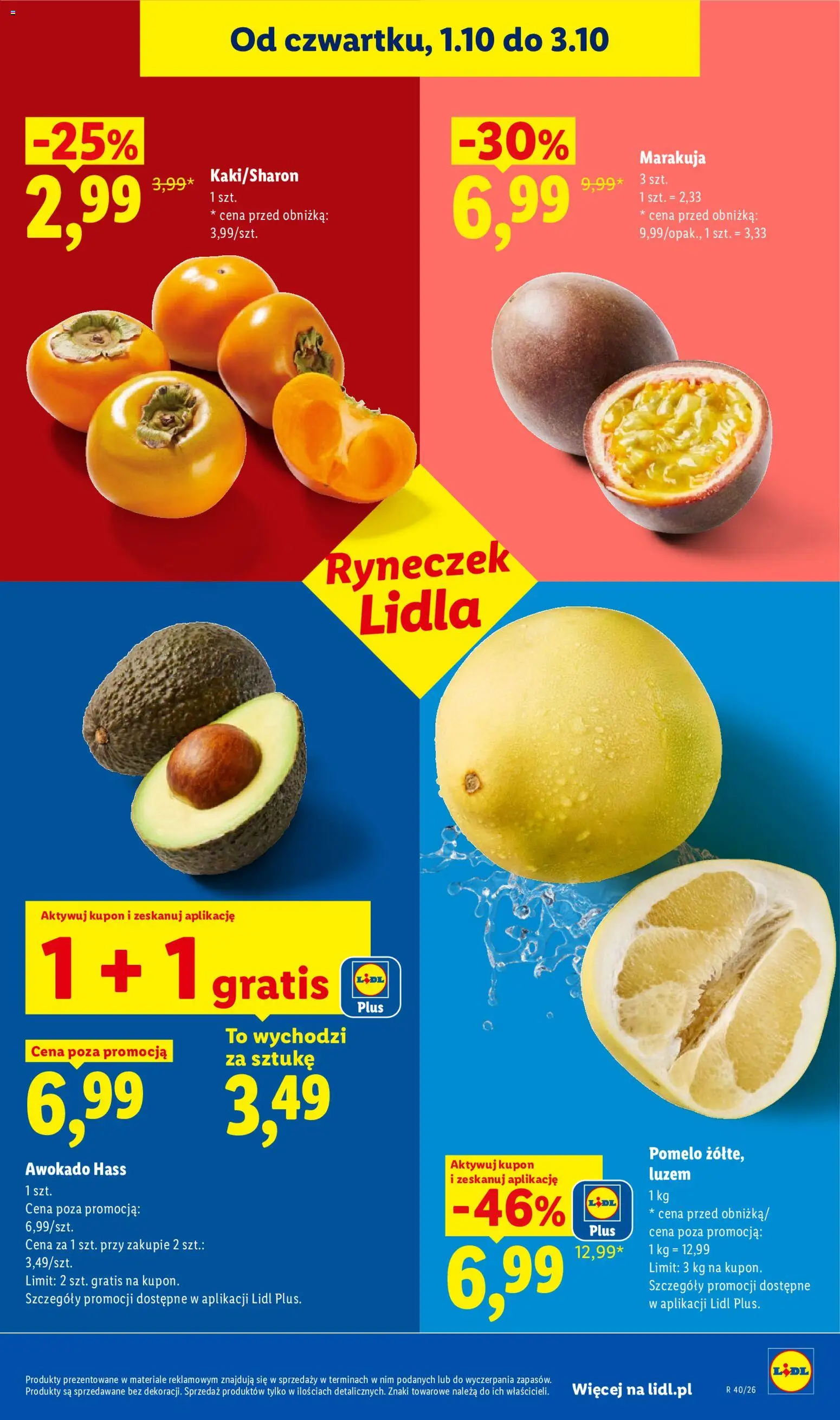 Lidl Polsko leták od 01.10.2026 | Strana: 49 | Produkty: Pomelo, Marakuja