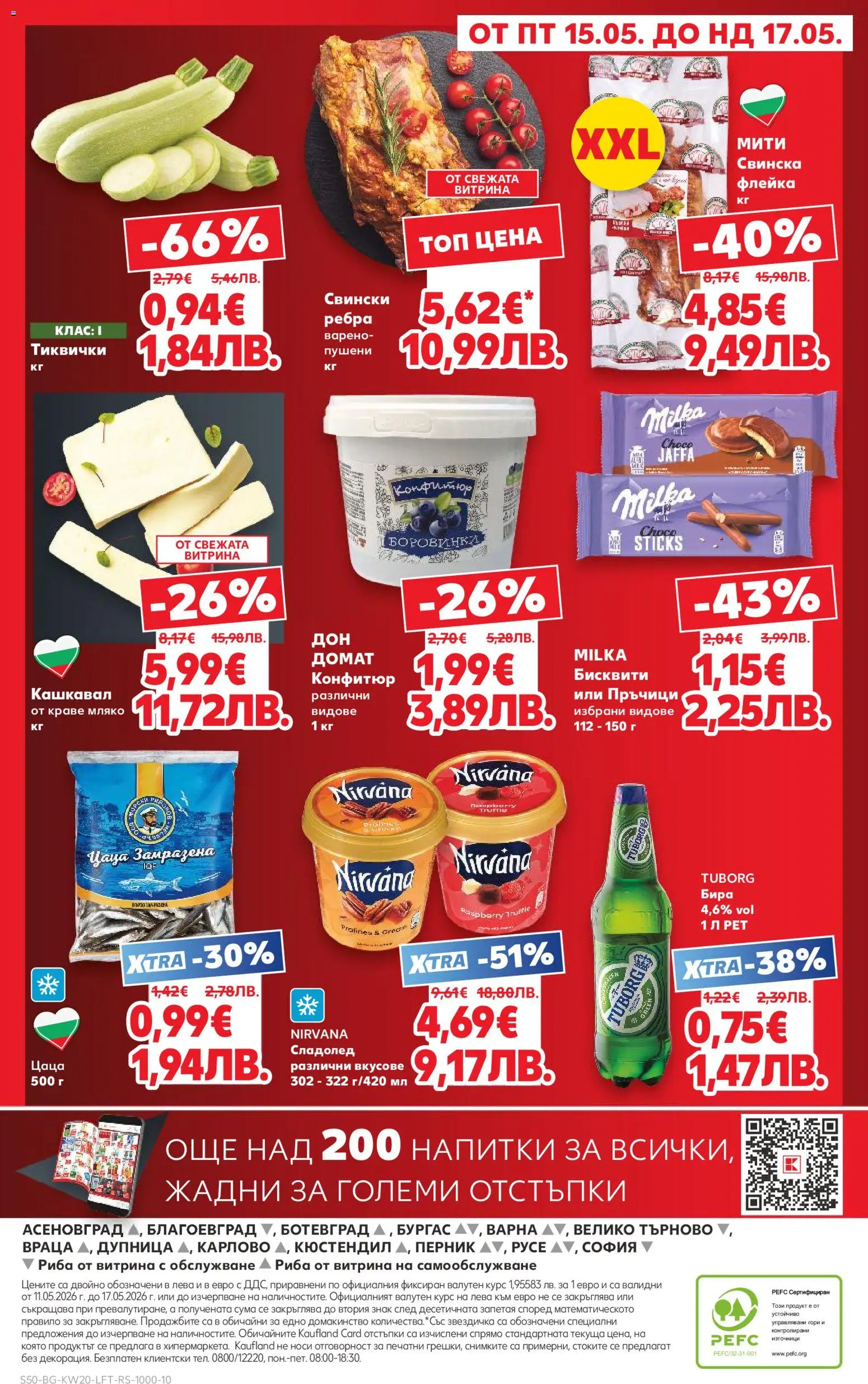 {H1} | Страница: 50 | Продукти: Риба, Сладолед, Краве, Бисквити