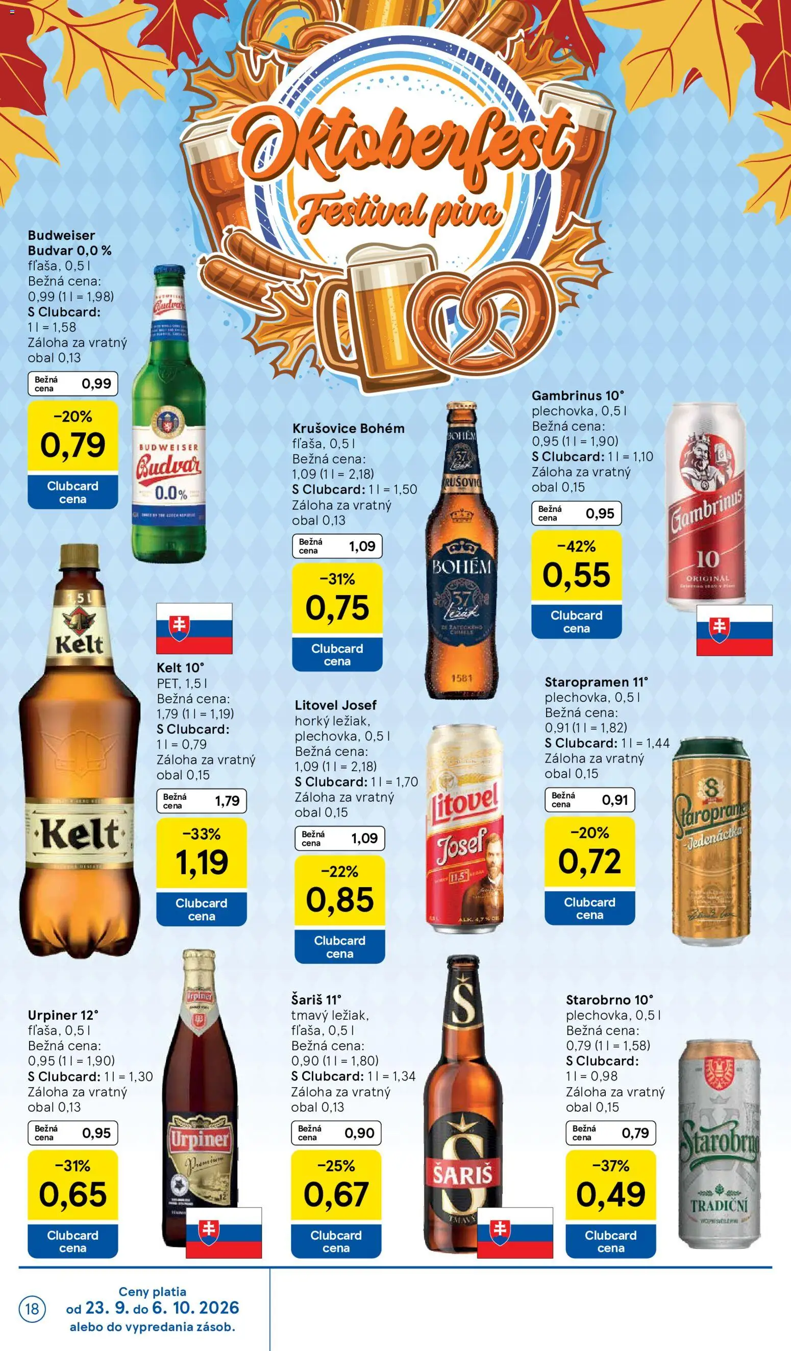 Nové Tesco akcie – leták je platný od 23.09.2026 | Strana: 18