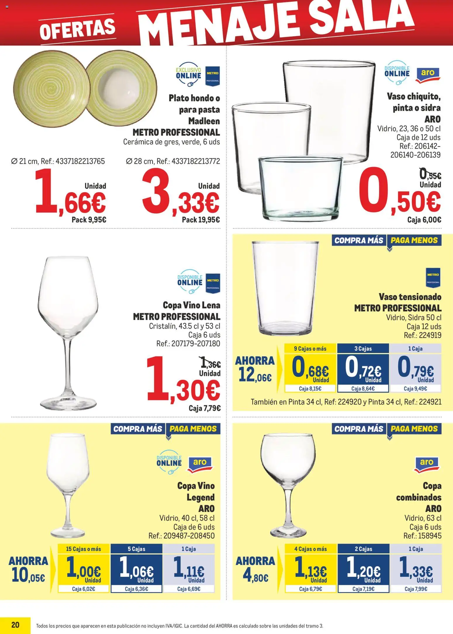 Makro - Precios Norte II │ válido desde el 09.03.2026 | Página: 20 | Productos: Vino, Pasta, Caja