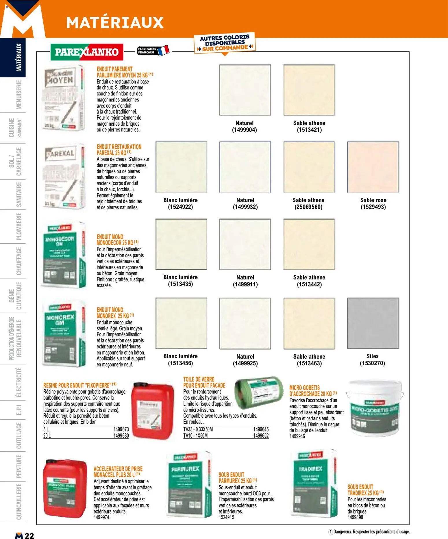 {H1} | Page: 22 | Produits: Base, Briques, Prise