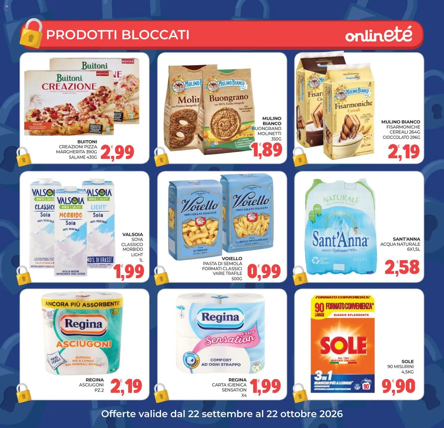 Volantino Eté del 22/09/2026 | Pagina: 19 | Prodotti: Cioccolato, Acqua, Acqua naturale, Assorbenti