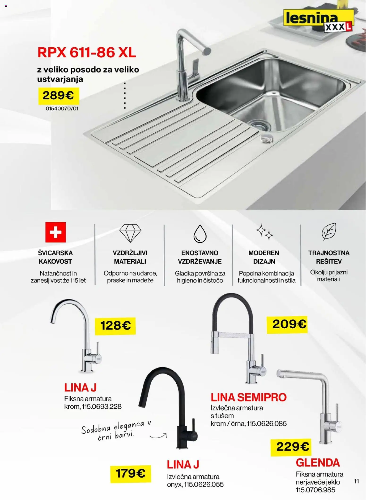 Novi XXXL Lesnina katalog ponudbe – veljaven od 14.09.2026 | Stran: 11