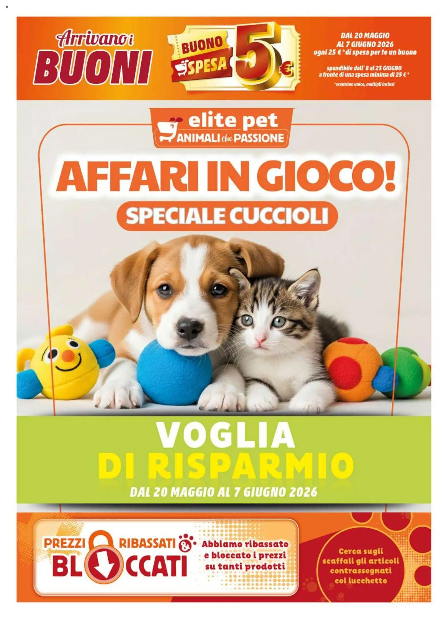 Volantino Elite Supermercati del 20.05.2026 | Pagina: 1 | Prodotti: Tè, Gioco