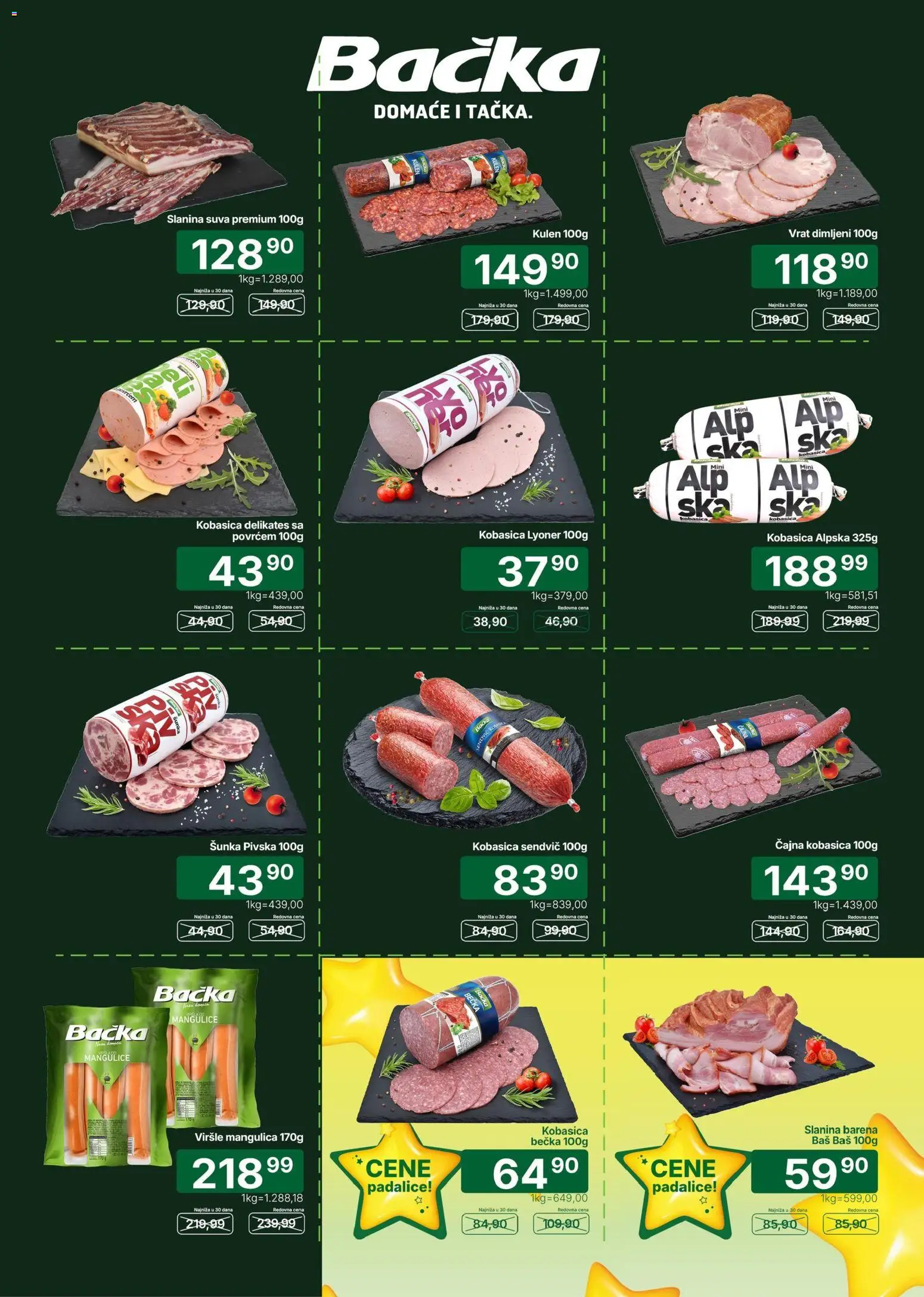 Univerexport katalog - važi od 08.06.2026 | Strana: 4 | Proizvode: Kulen, Šunka, Slanina, Kobasica