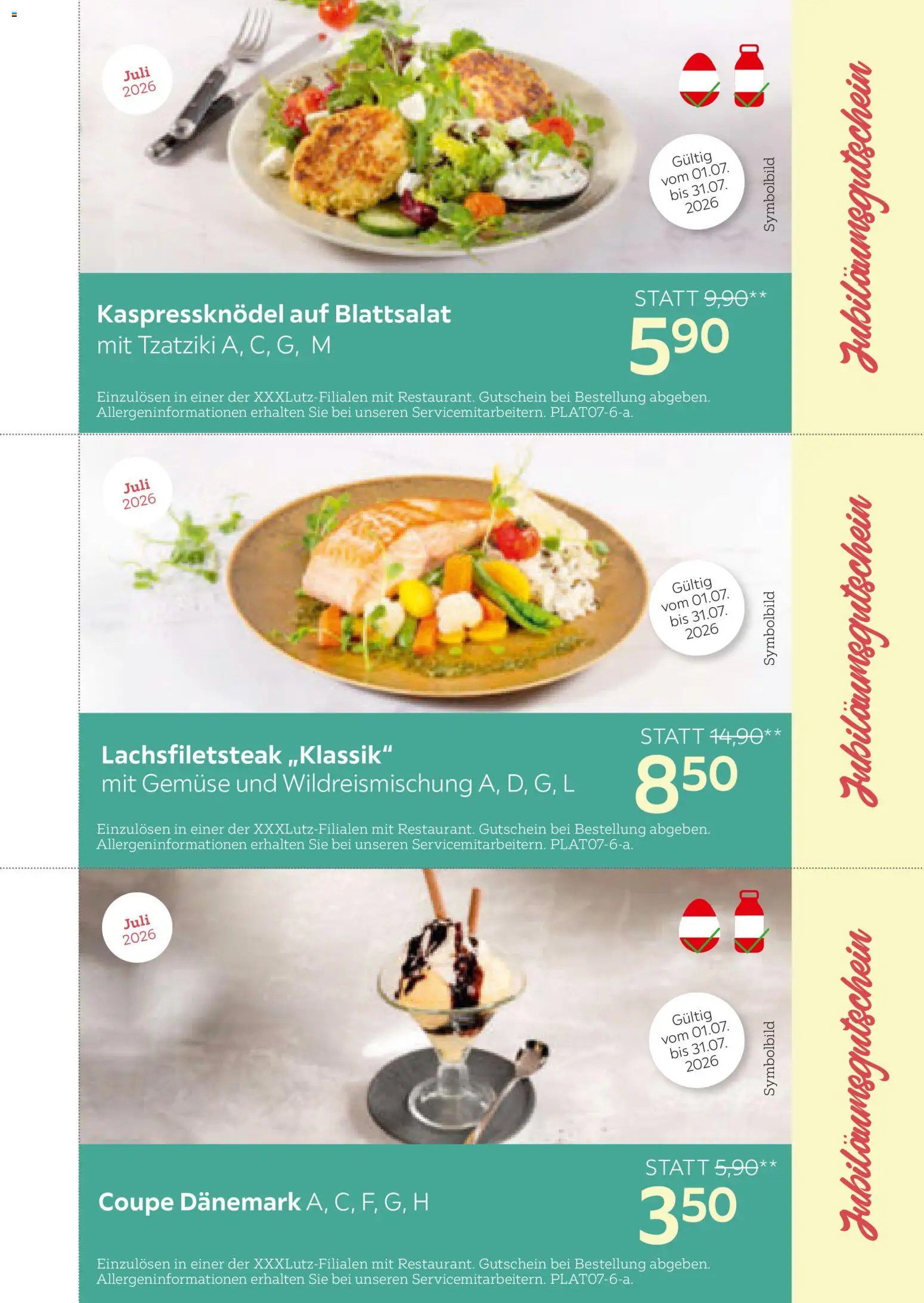 XXXLutz Jubiläums Restopass gültig ab 28.01.2026 | Seite: 13 | Produkte: Gemüse