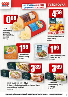 COOP Jednota leták platný od 06.08.2026 | Strana: 7