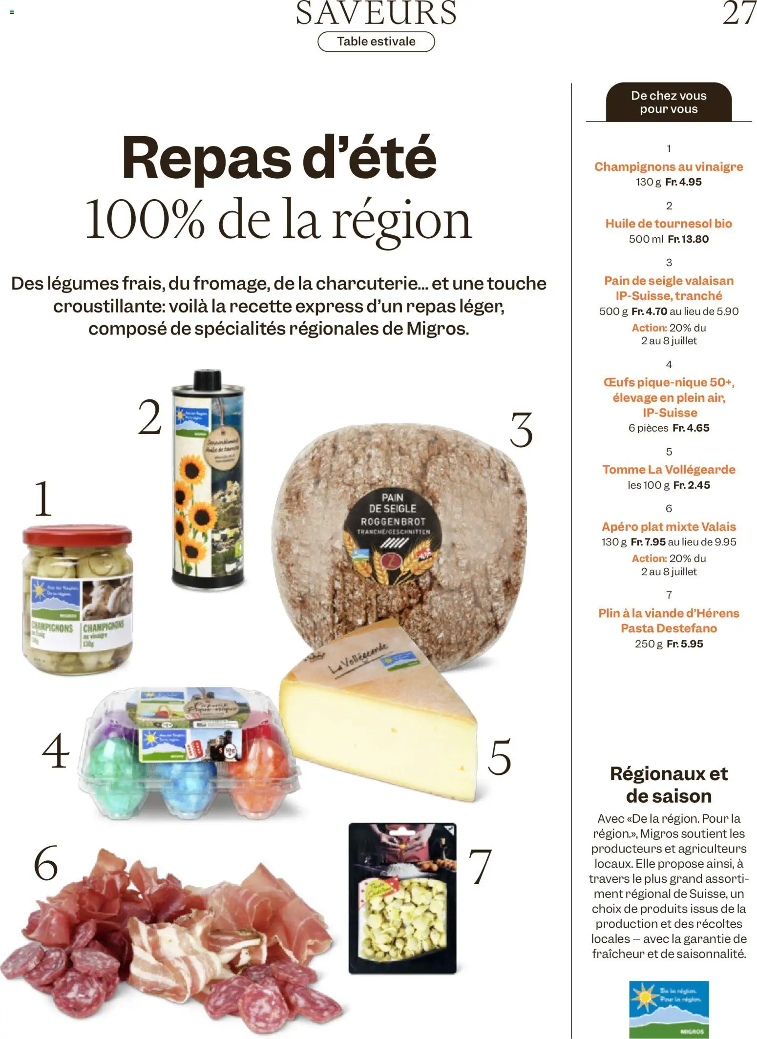 Migros aktionen Magazine FR – gültig ab 01.07.2026 | Seite: 27