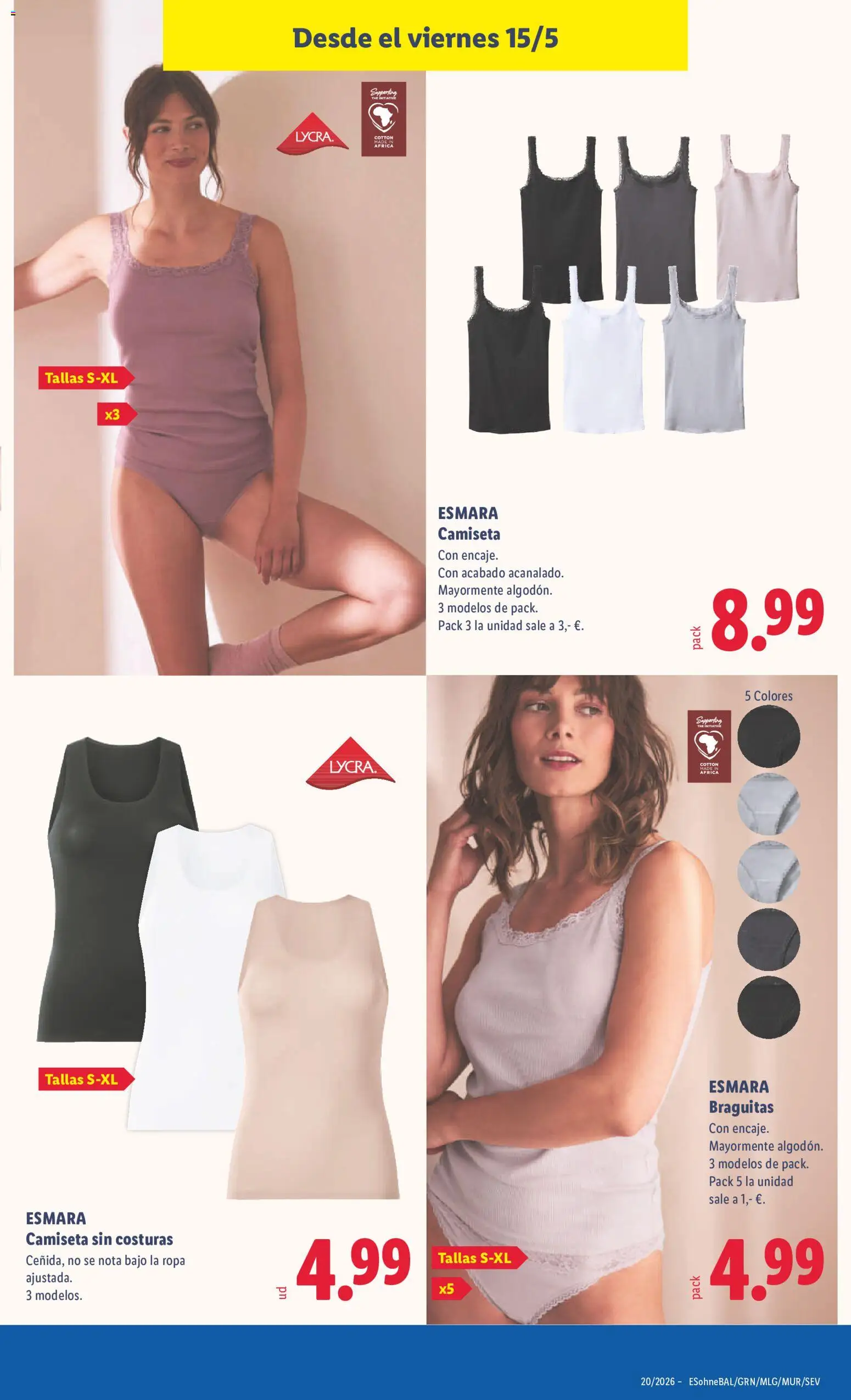 Lidl folleto de bazar │ válido desde el 11.05.2026 | Página: 31 | Productos: Ropa
