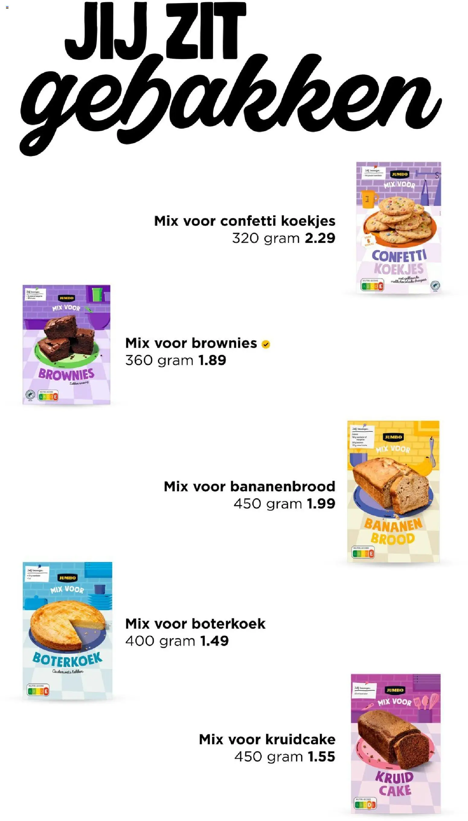 {H1} | Pagina: 30 | Producten: Brownies, Brood, Bananen, Koekjes