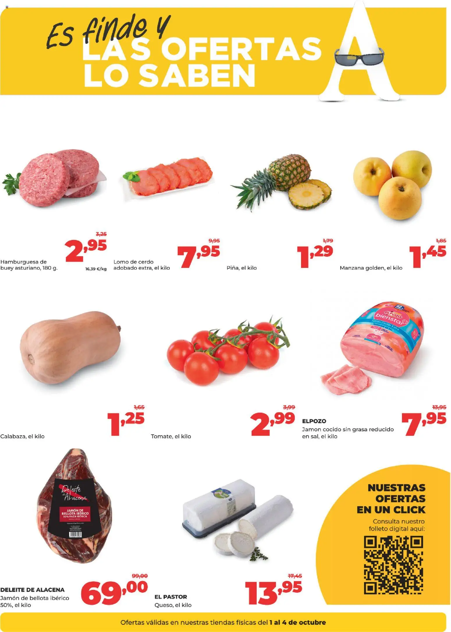 Alimerka Fin de semana │ válido desde el 01/10/2026 | Página: 2 | Productos: Lomo, Jamón, Lomo de cerdo, Sal