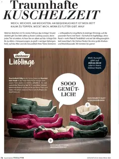 Dehner Magazine HERBST/WINTER 2026 ab 09.10.2026 gültig | Seite: 78 | Produkte: Bett