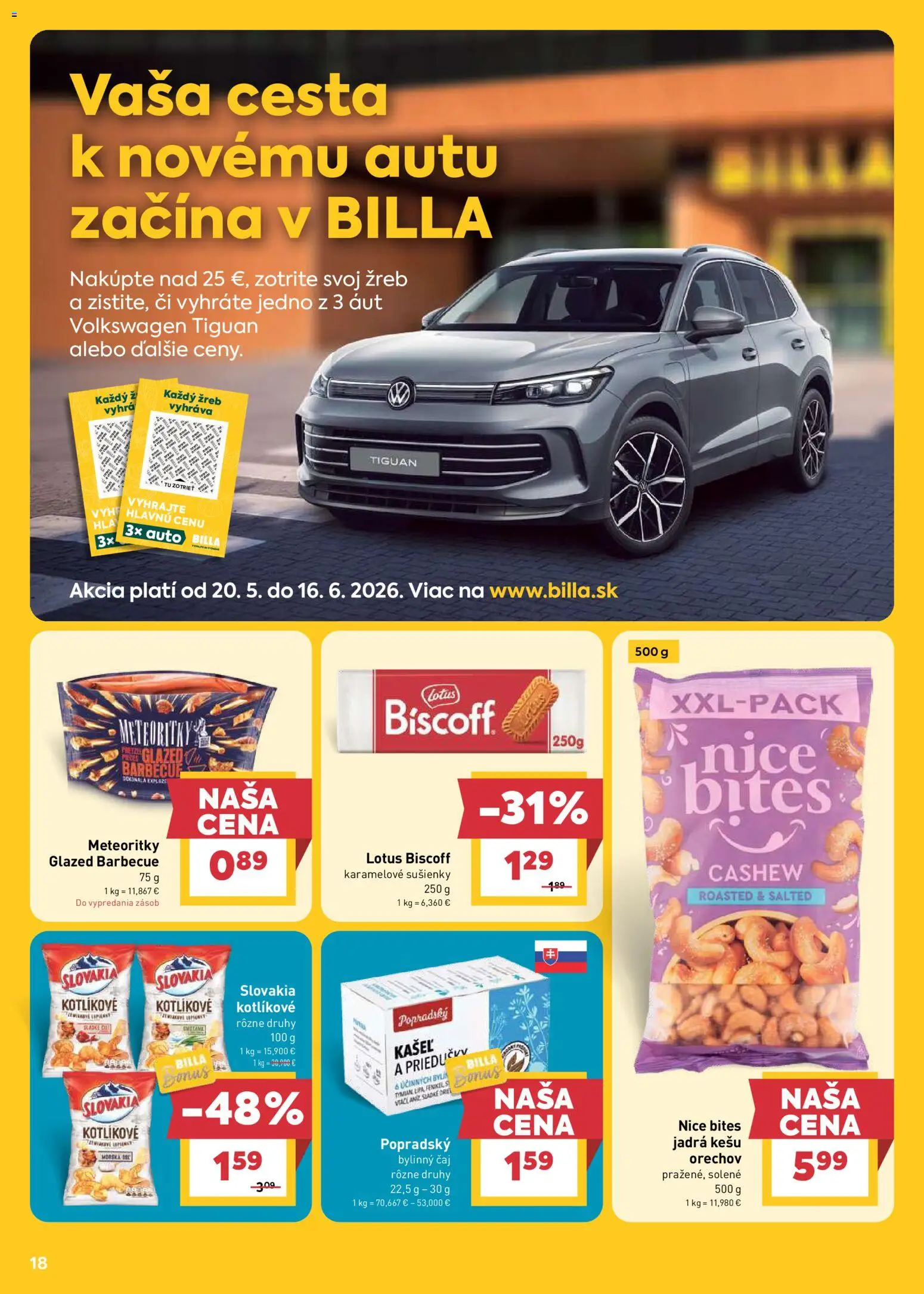 Nové Billa akcie – leták je platný od 20.05.2026 | Strana: 18