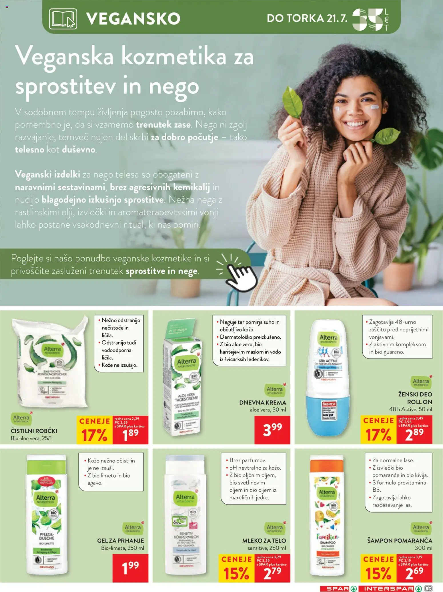 Novi Spar katalog ponudbe – veljaven od 16.07.2026 | Stran: 34 | Izdelki: Gel za prhanje, Krema, Mleko, Pomarance