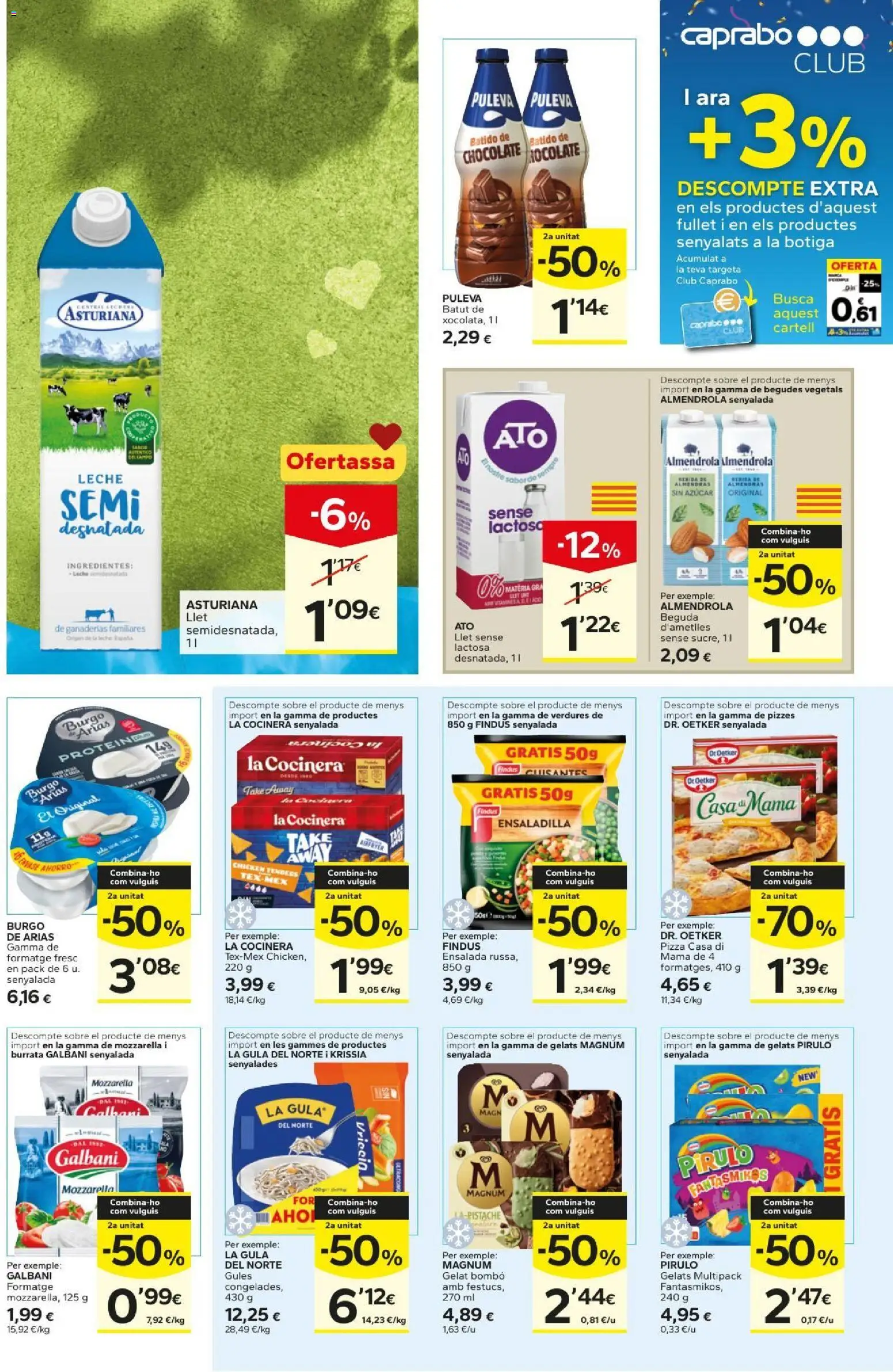 Caprabo folleto │ válido desde el 13/08/2026 | Página: 11 | Productos: Burrata, Pizza, Ensalada, Azúcar